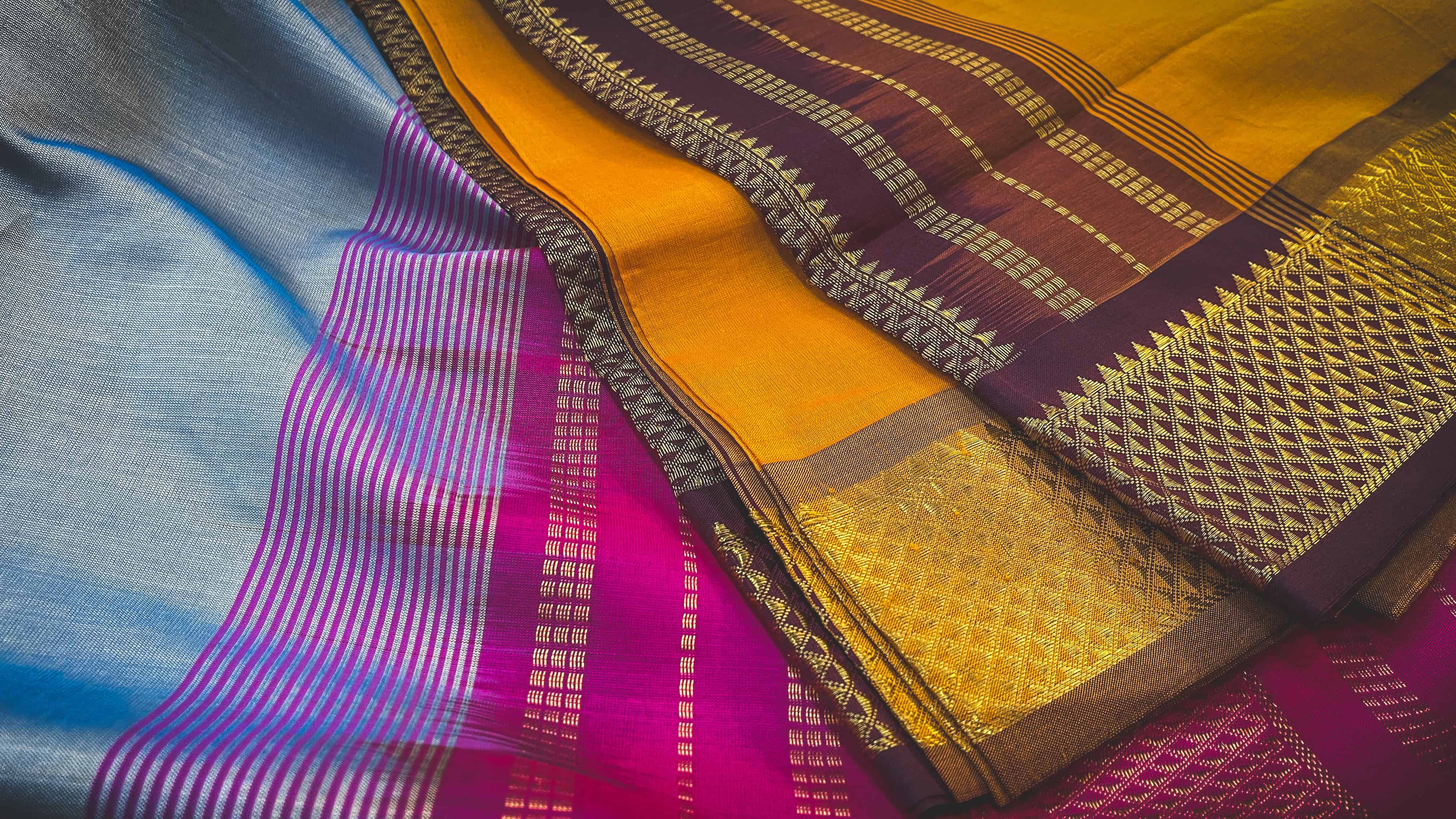 Kanchi Semi Silk Cotton Sarees