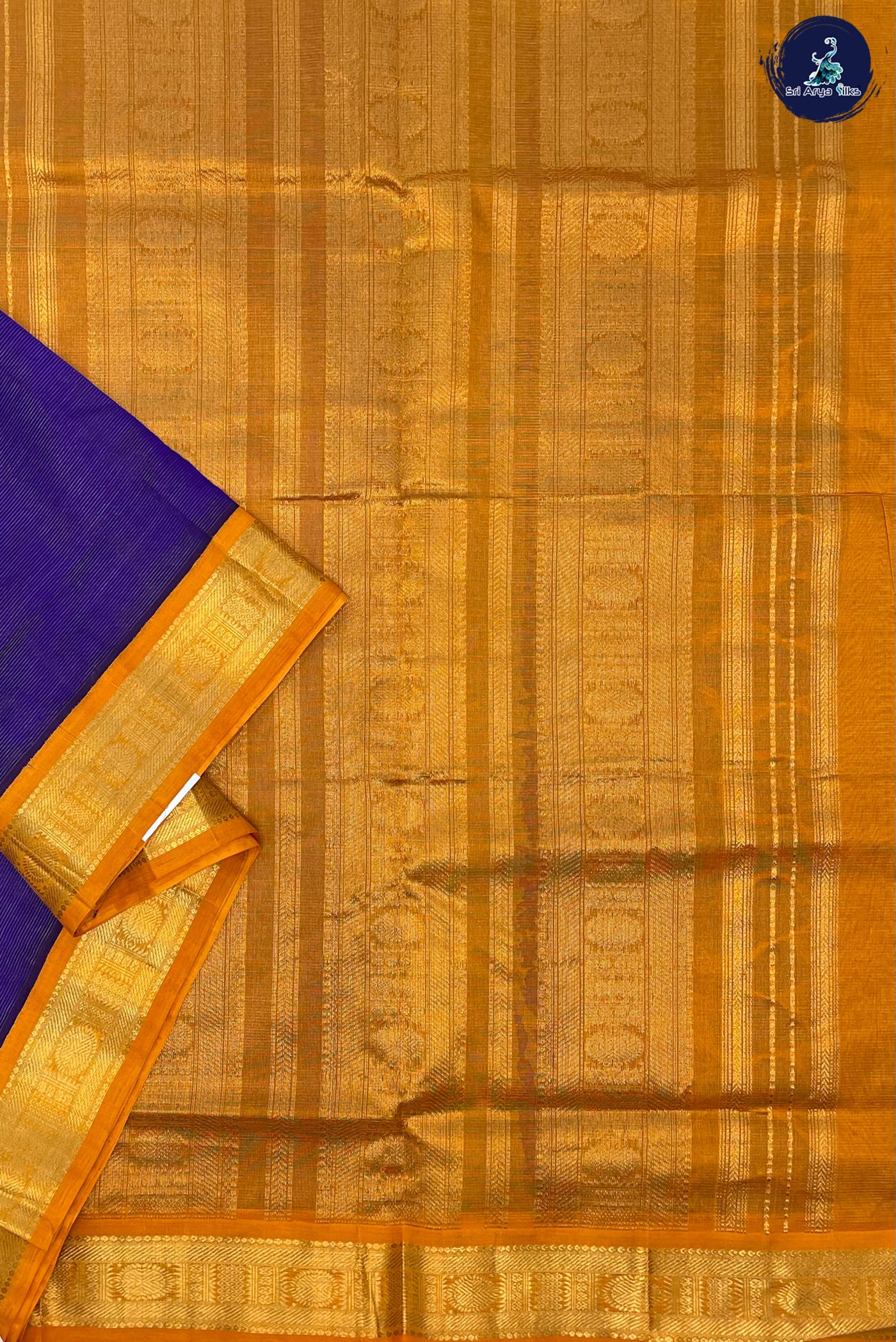 Violet Vaira Oosi Saree With Vaira Oosi Pattern