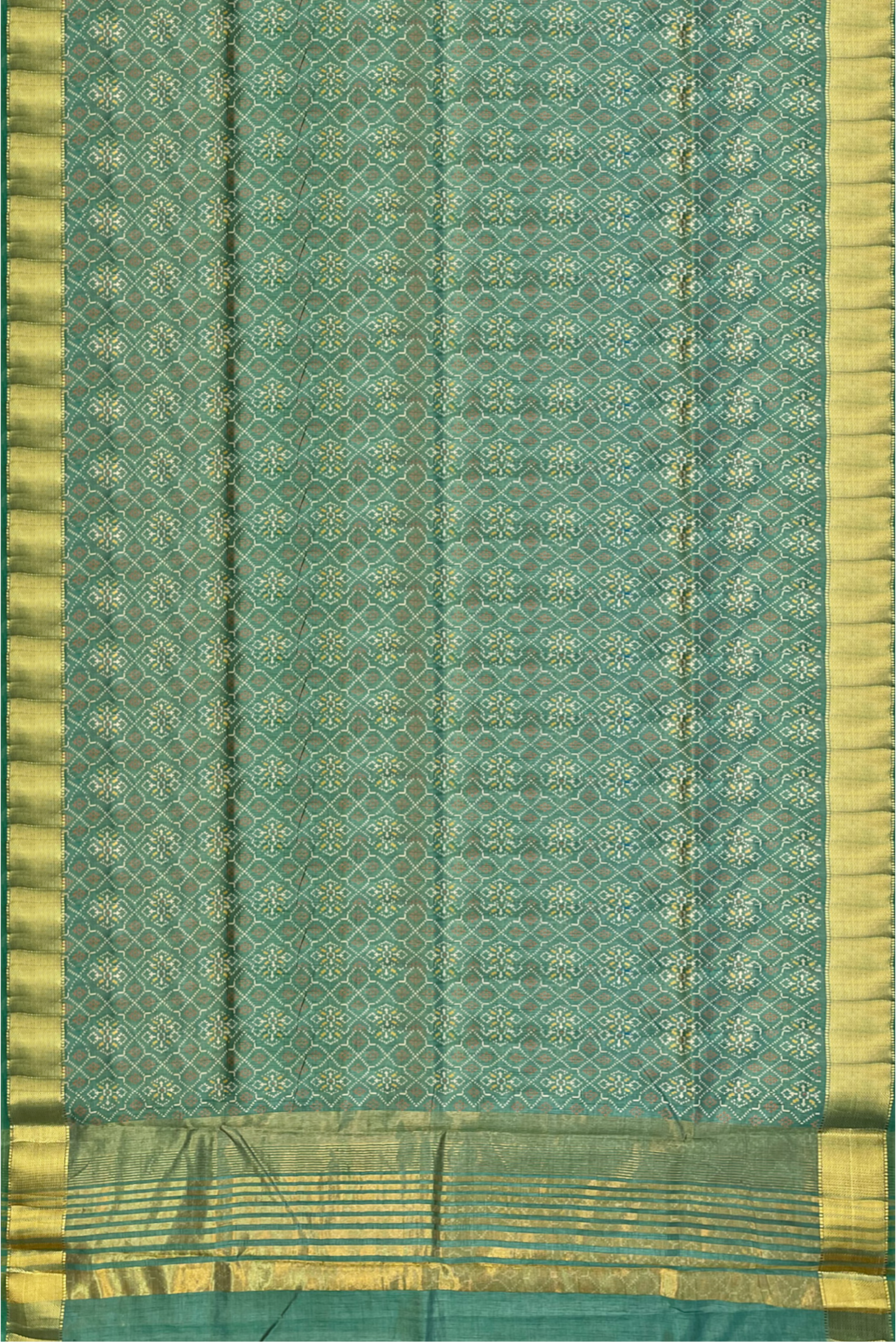 Pastel shade Office Wear Saree With Printed Pattern