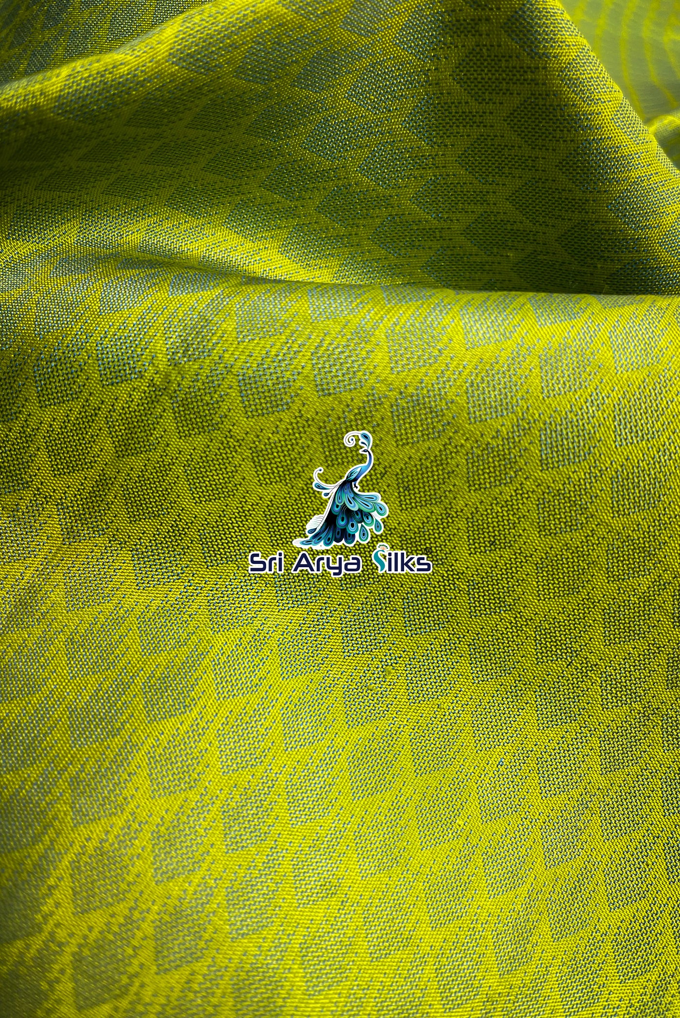 Lime Green Brocade Pure Kanchivaram Silk Saree