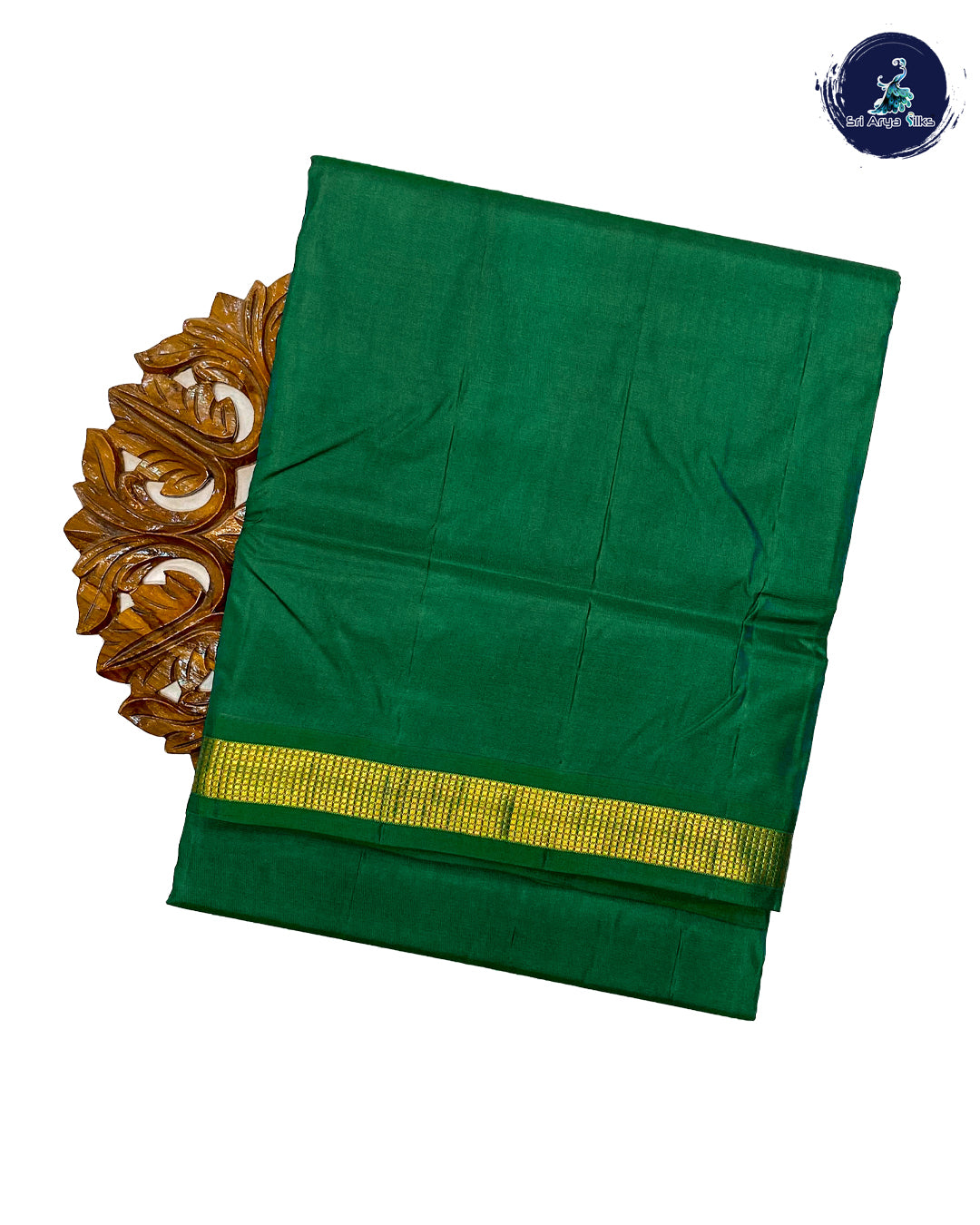 Green Pure Kanjivaram 10yards Silk Madisar Saree