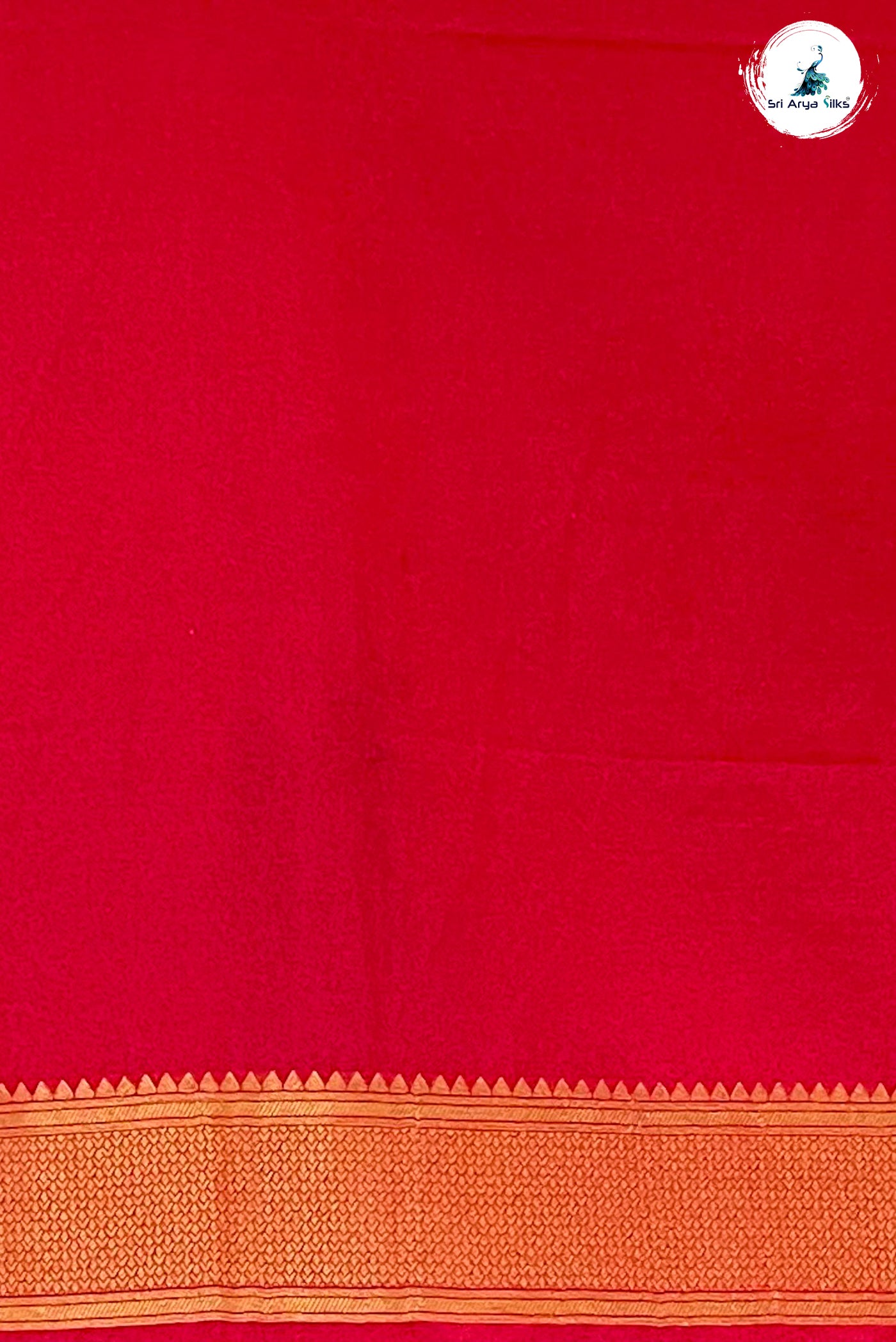 Dark Pink Semi Banarasi Saree With Zari Buttas Pattern
