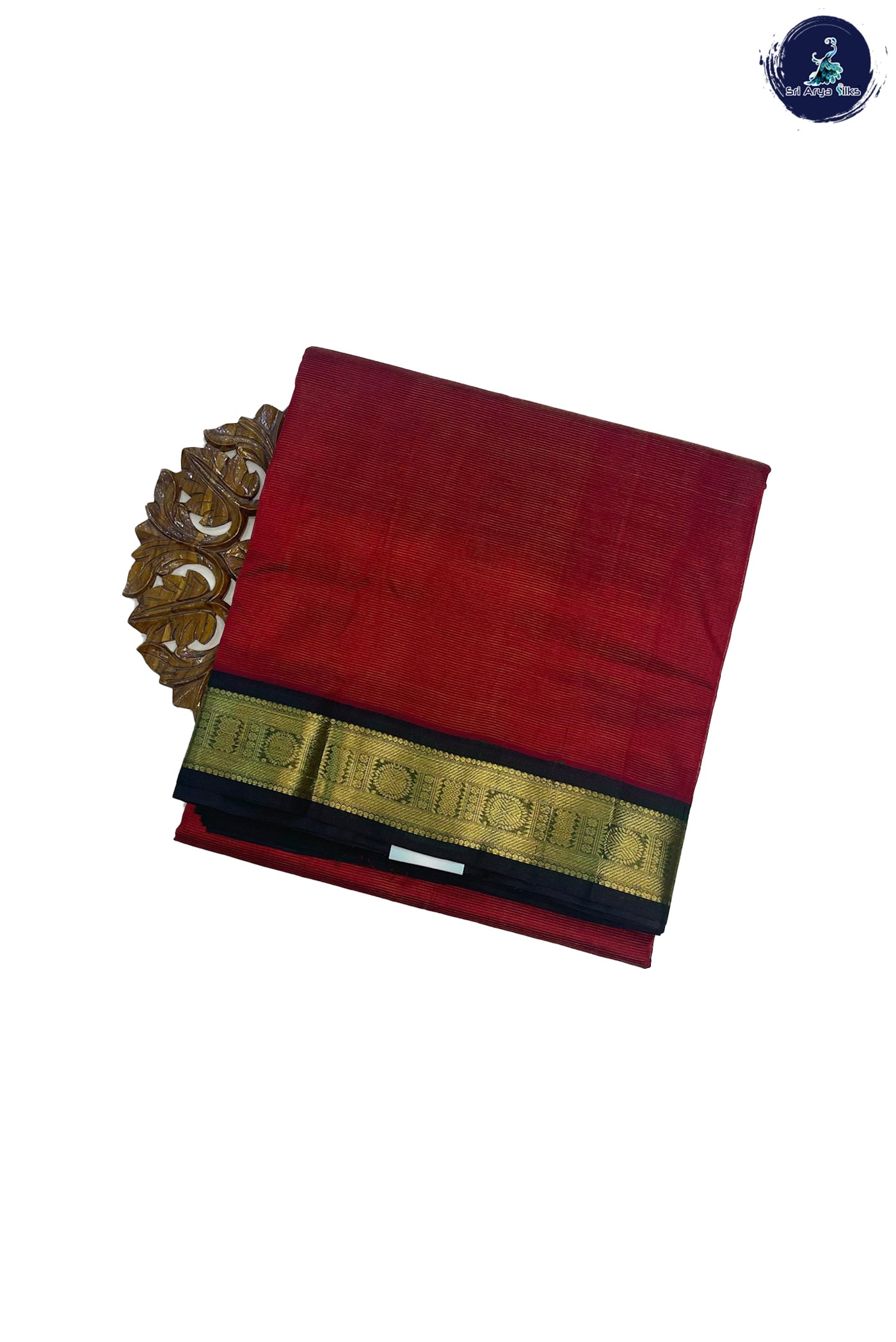 Arakku Vaira Oosi Saree With Vaira Oosi Pattern