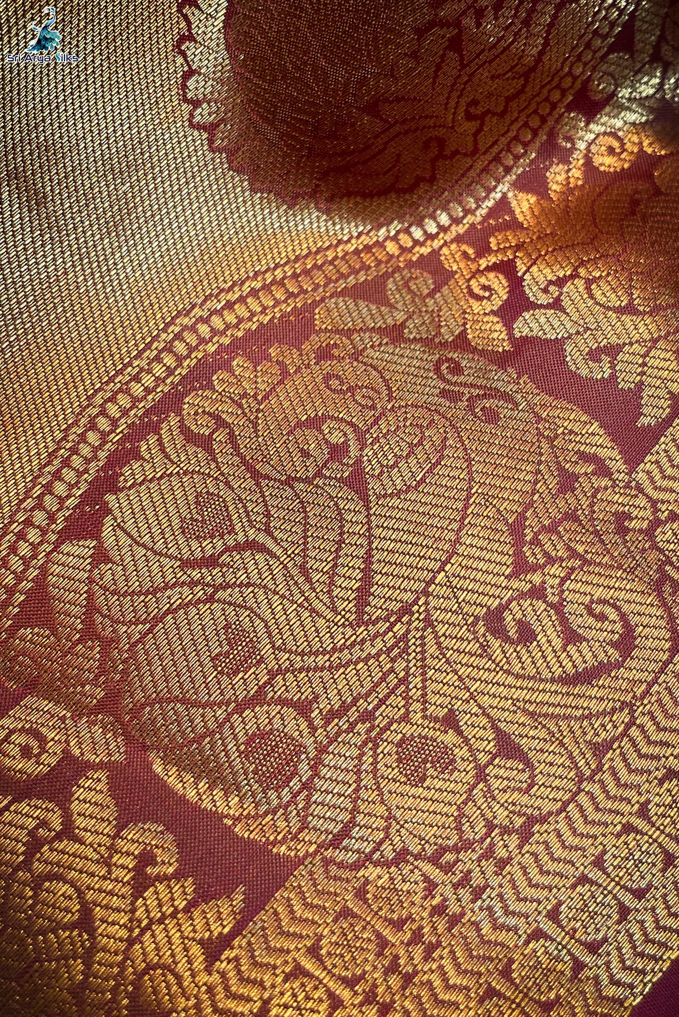Beige Pink Traditional Silk Saree With Pink Blouse & Buttas Pattern