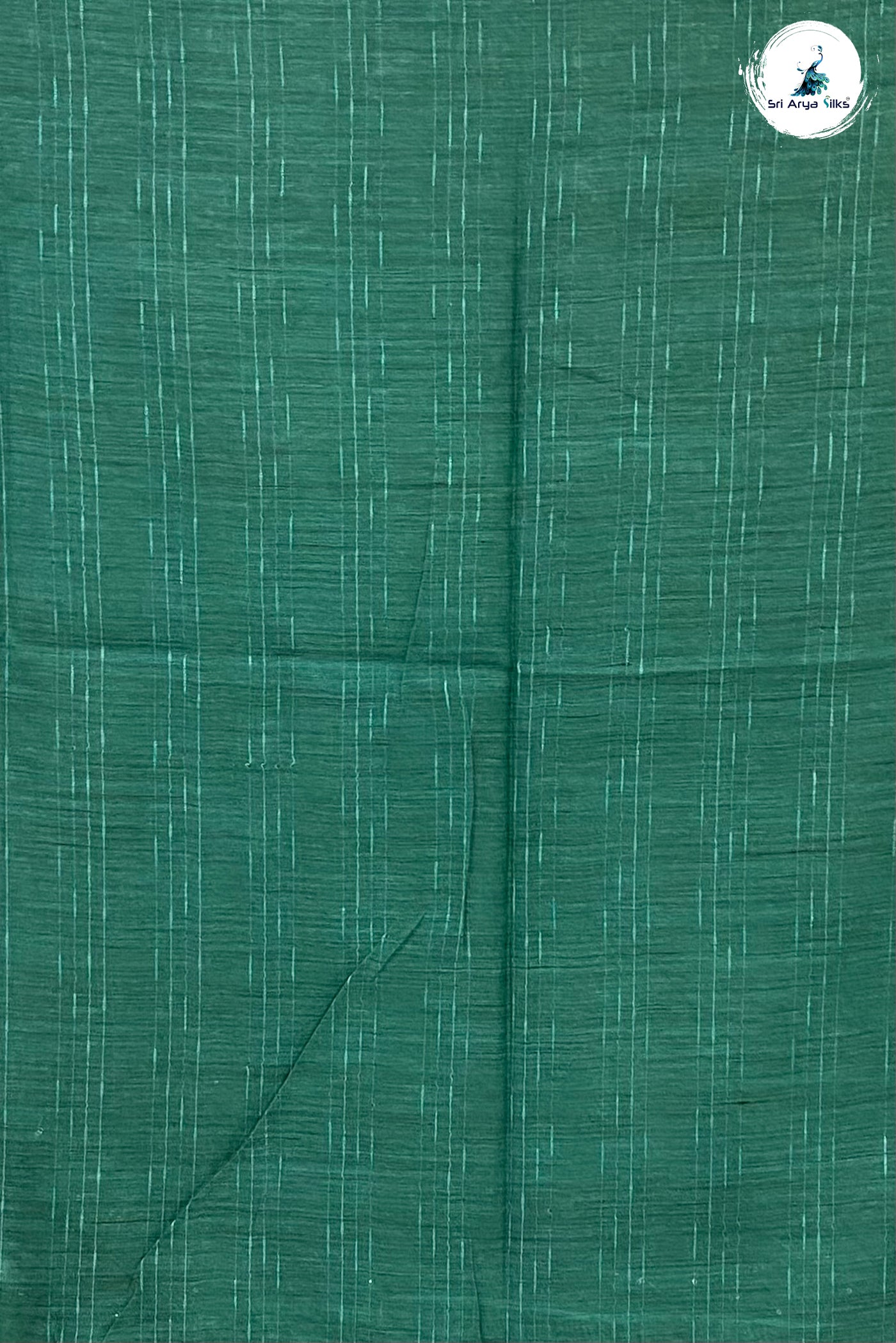 Green Office Wear Saree With Thread Work Pattern