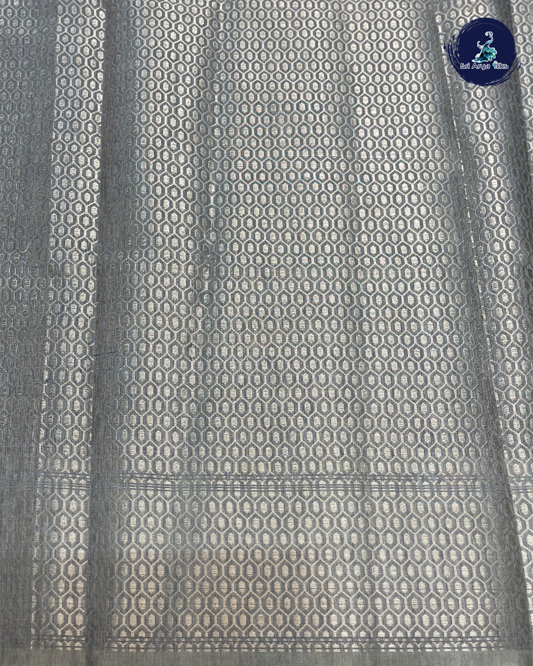 Silver Grey Semi Silk Cotton Saree