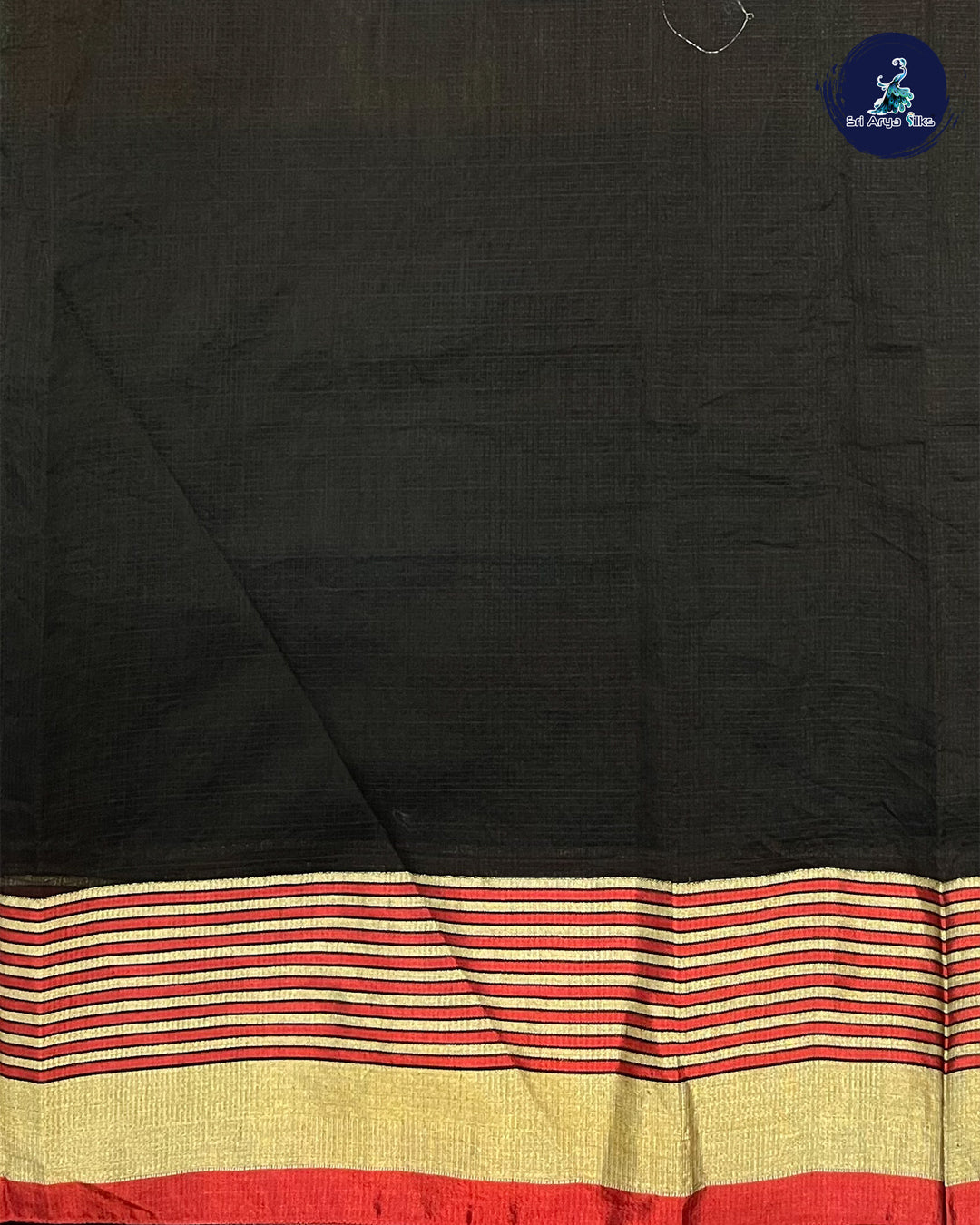 Black and Red Kota Chanderi Saree