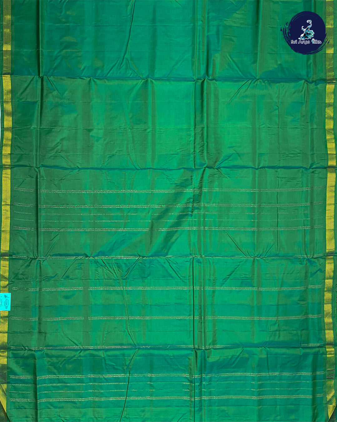 Green Pure Kanjivaram 10yards Silk Madisar Saree