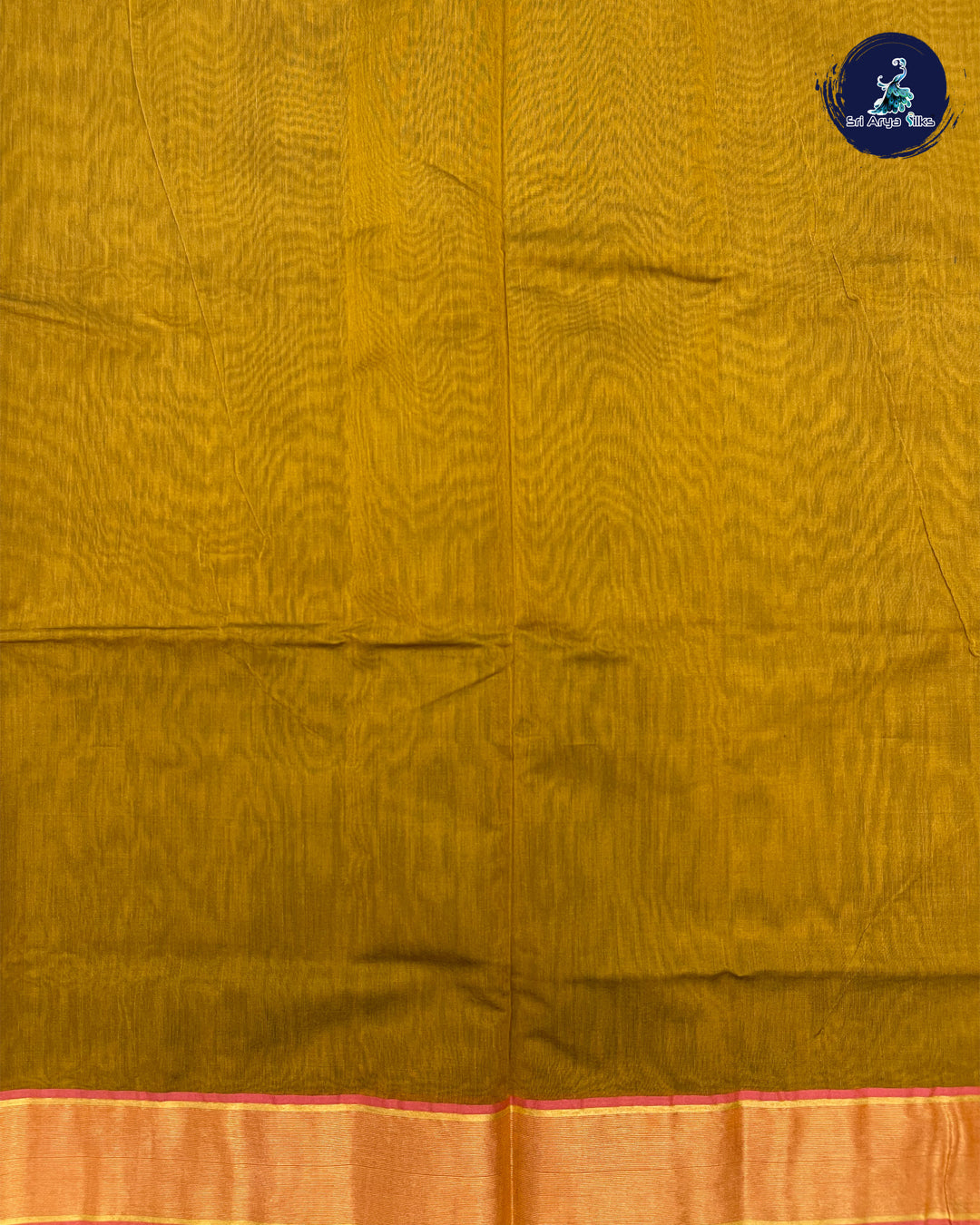 Light Green and Blue Cotton Silk Saree