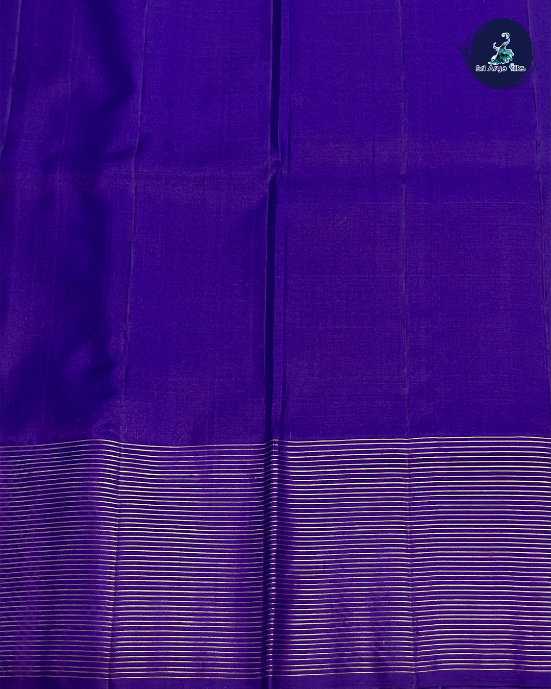 Parrot Green and Blue Handloom Pure Soft Silk Saree