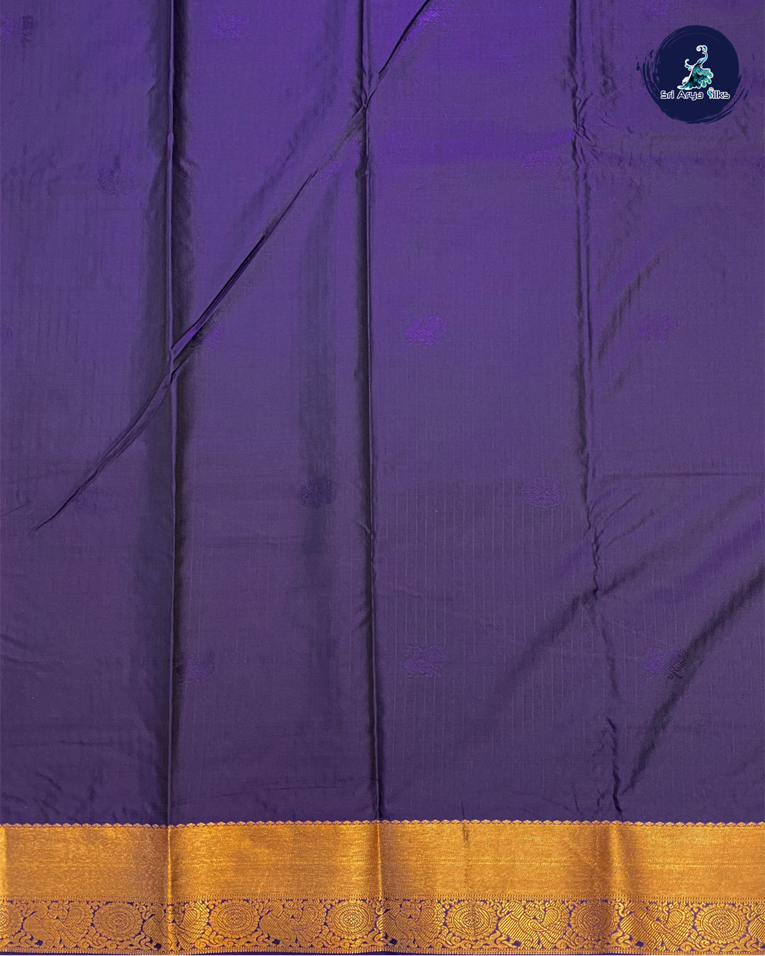 Semi Kanchipuram Silk Saree Yellow and Blue