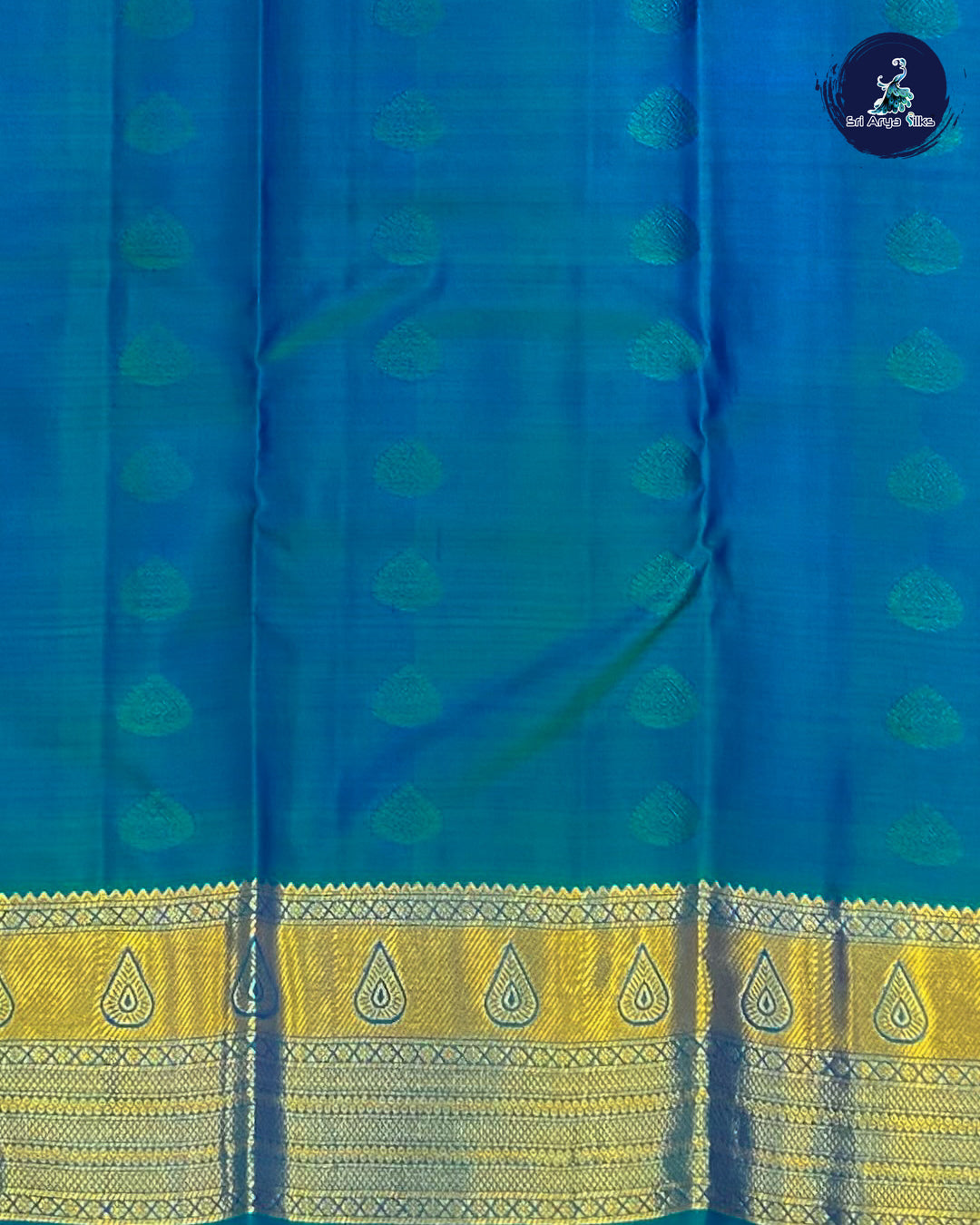 Wine and Teal Blue Kanchipuram silk saree