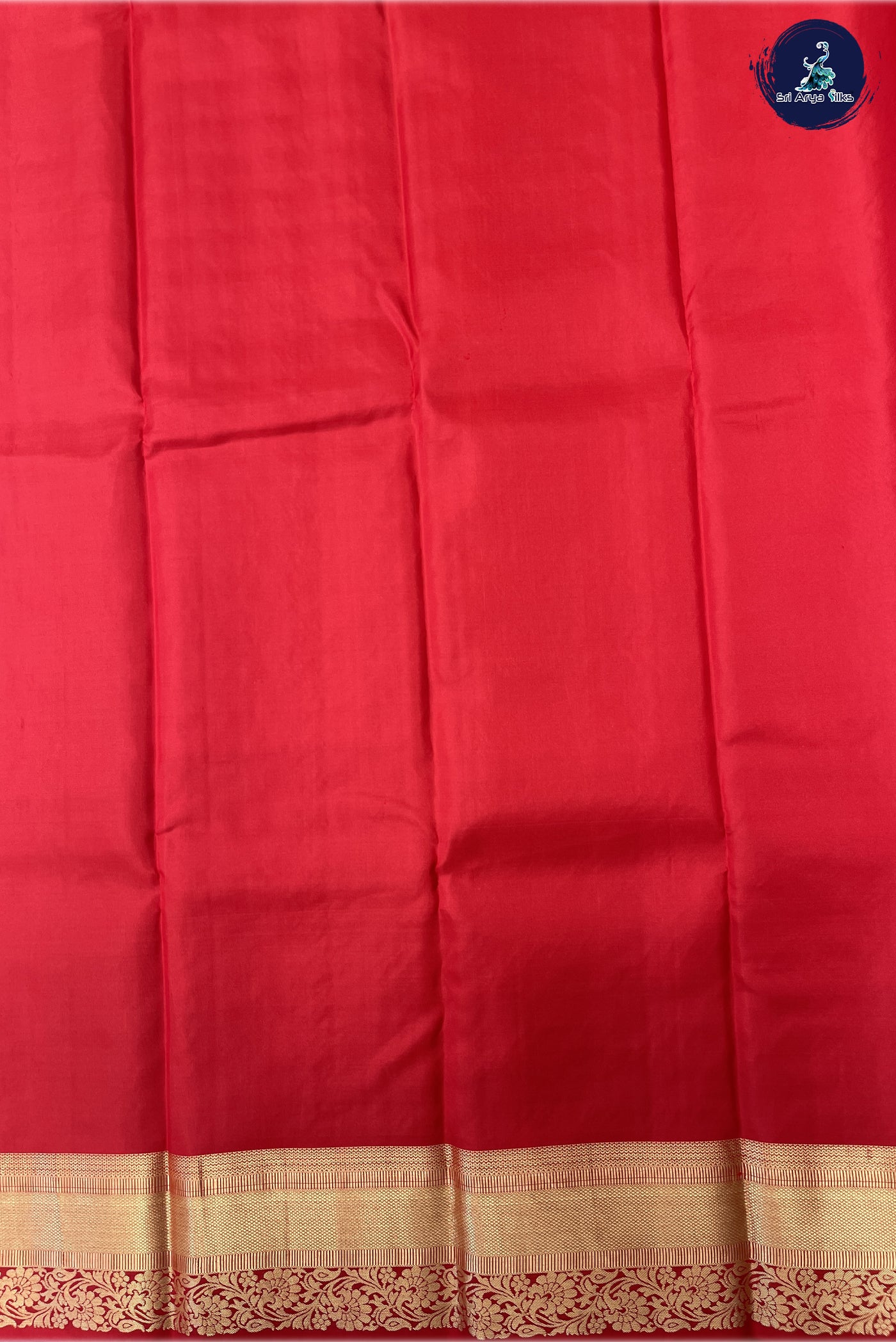 Turquoise Traditional Silk Saree With Red Blouse & Buttas Pattern