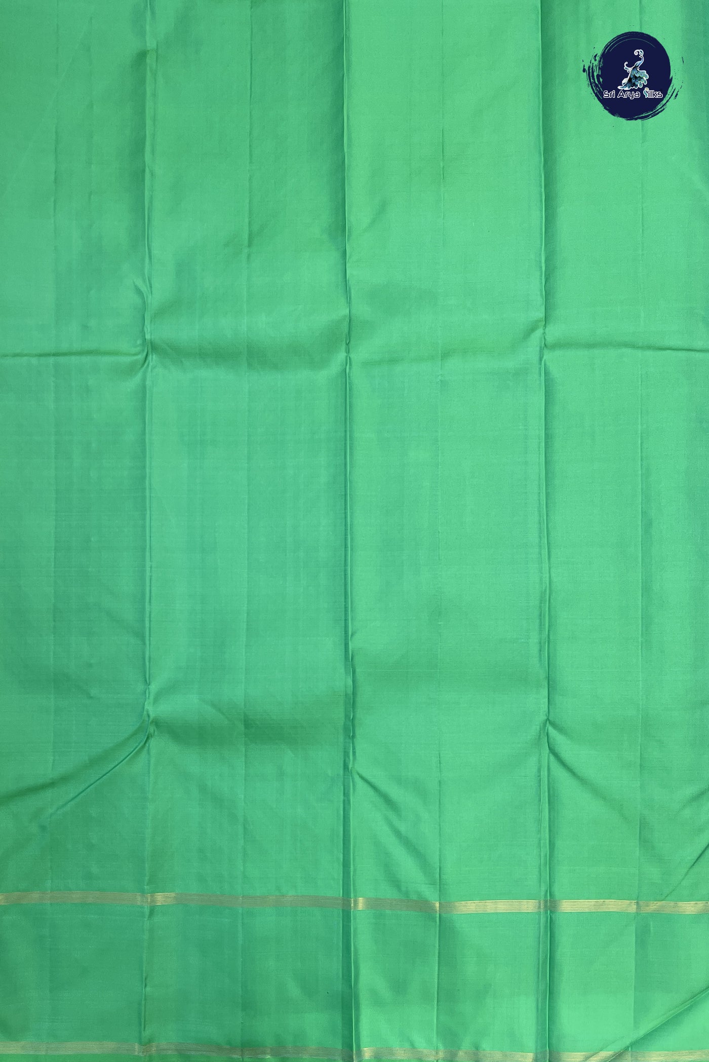 Sea Green Brocade Bridal Silk Saree With Jacquard Pattern