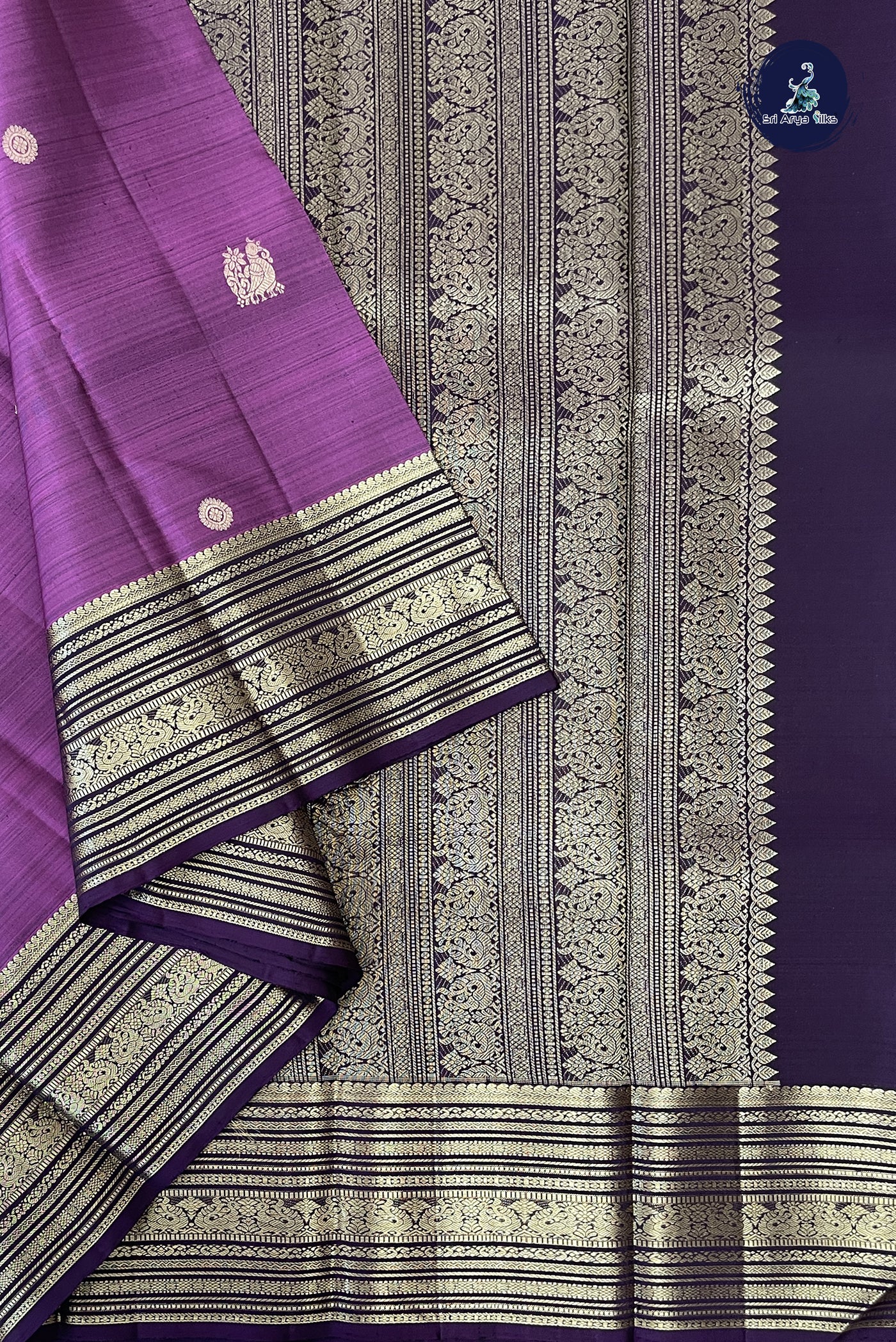 BeetRoot Shade Traditional Silk Saree With Zari Buttas Pattern
