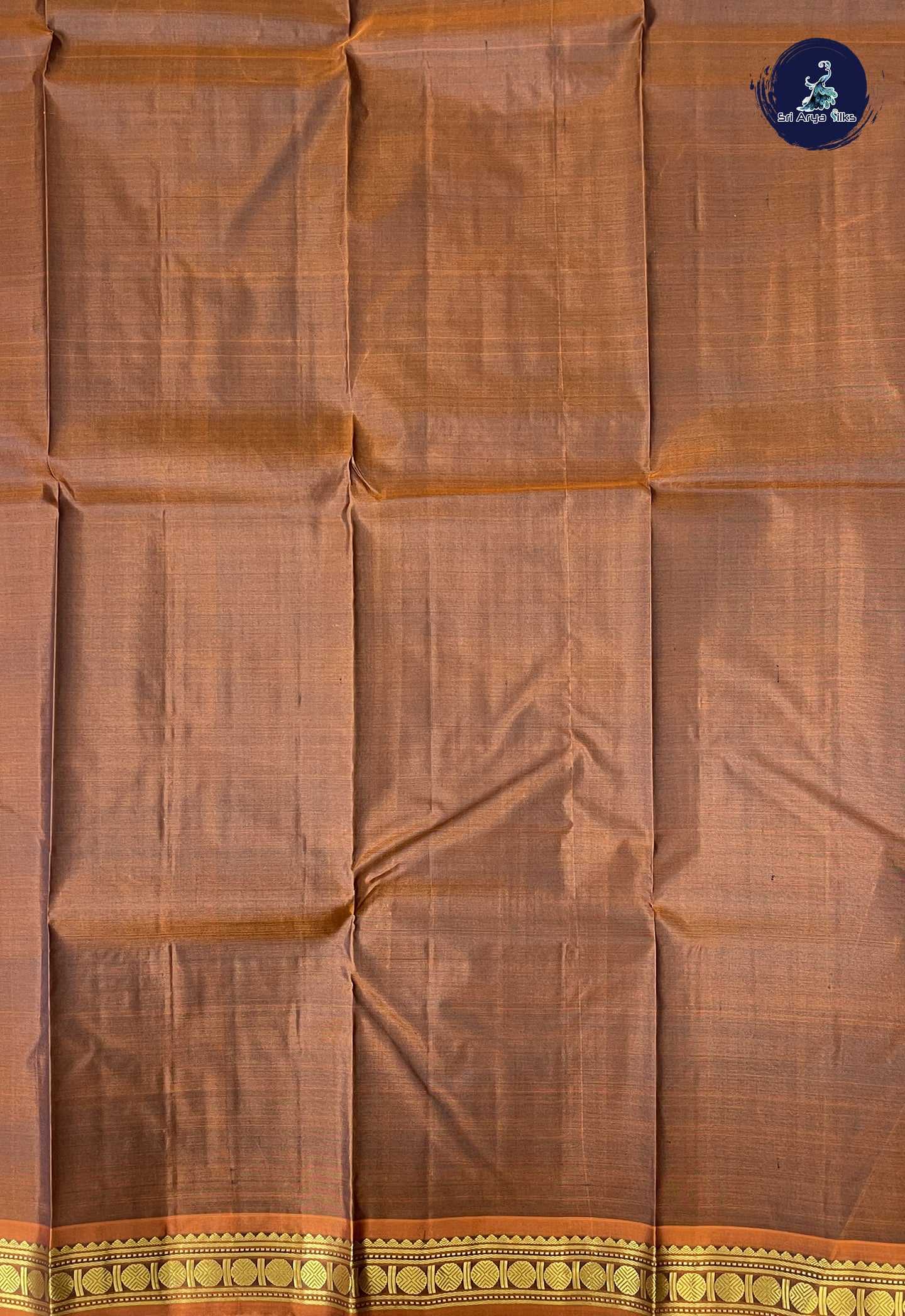 Ink Blue Traditional Silk Saree With Plain Pattern