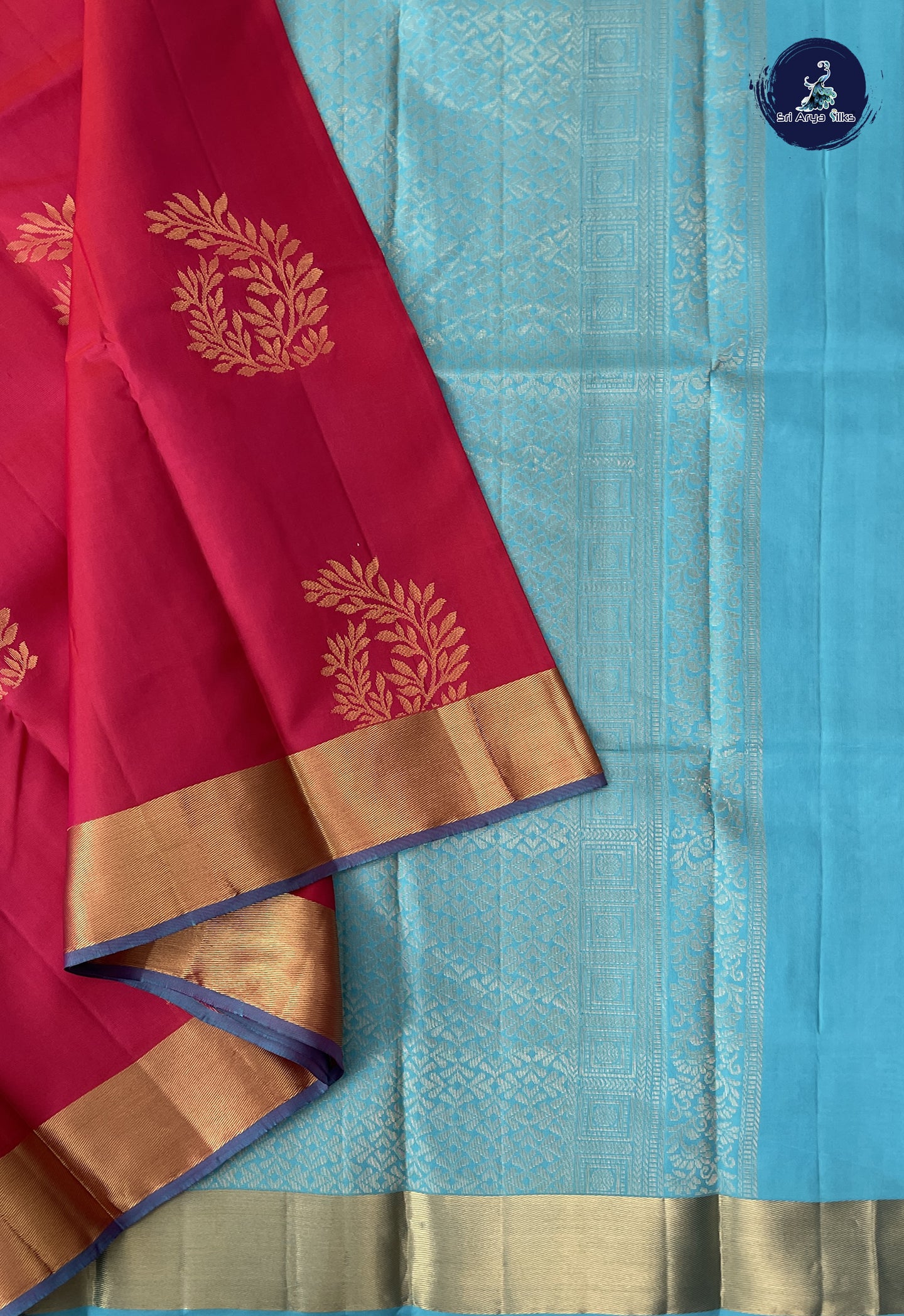 Pink Soft Silk Saree With Zari Buttas Pattern