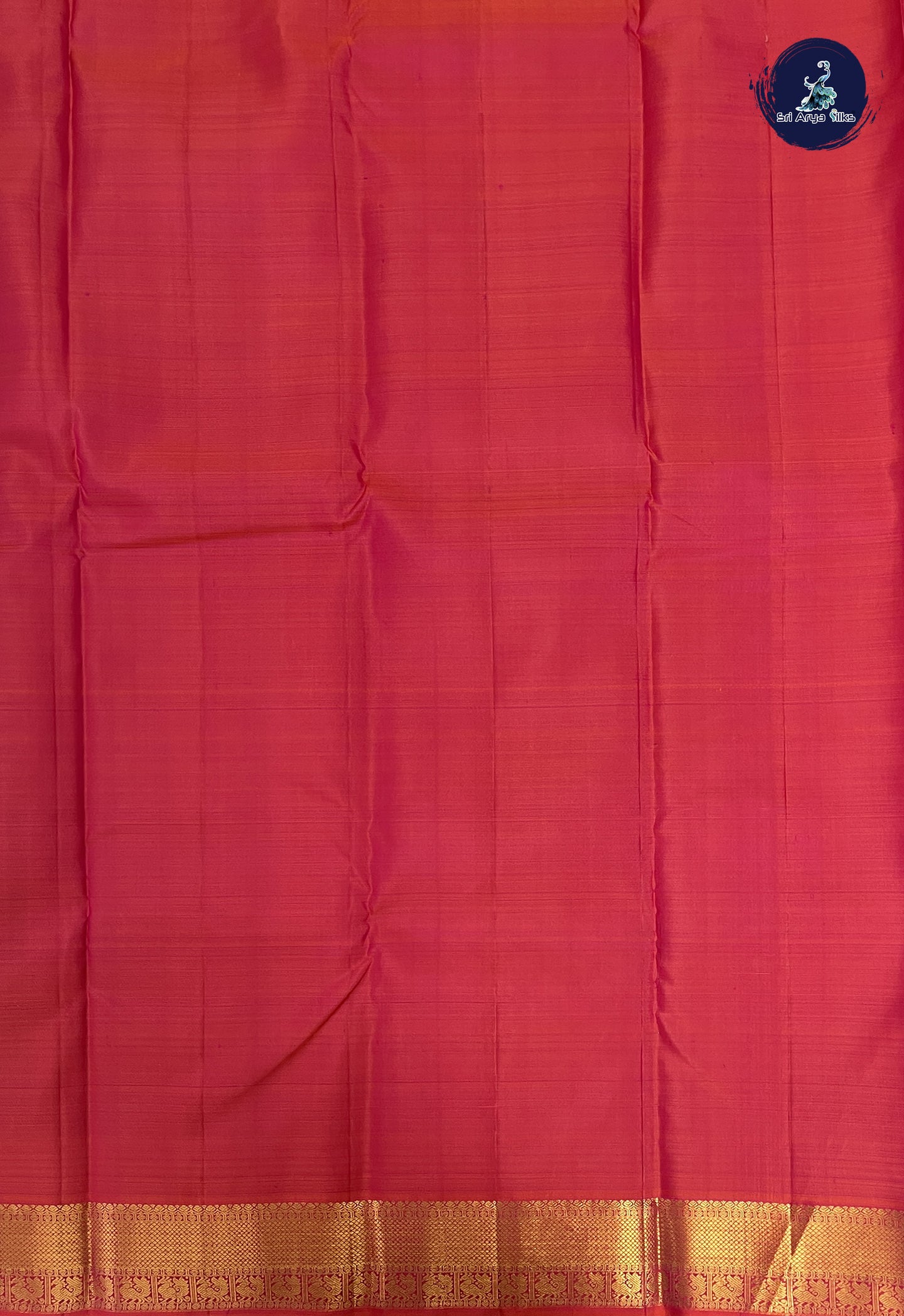 Dual Tone Purple Bridal Silk Saree With Stripes Pattern