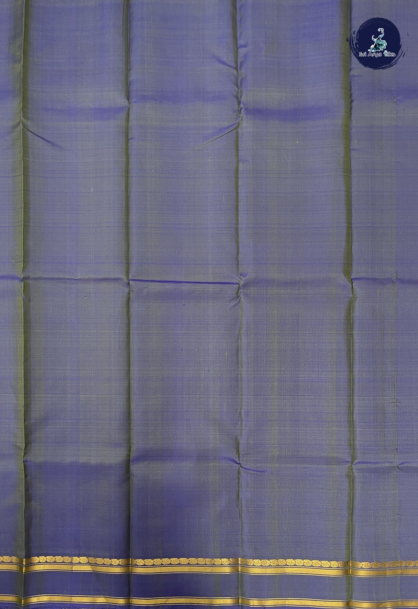 Flurocent Green Light Weight Silk Saree With Stripes Pattern