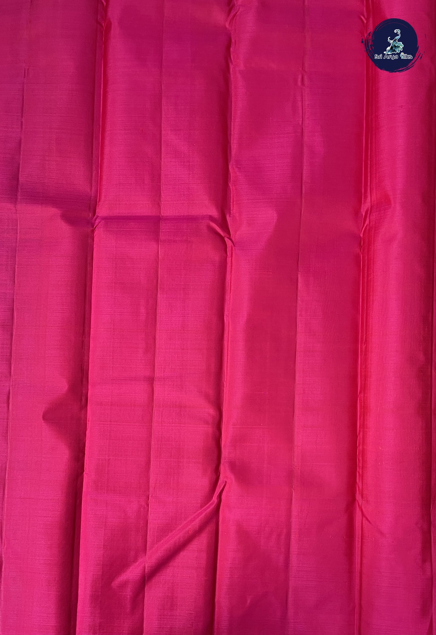 Peacock Blue Without Border Saree With Stripes Pattern