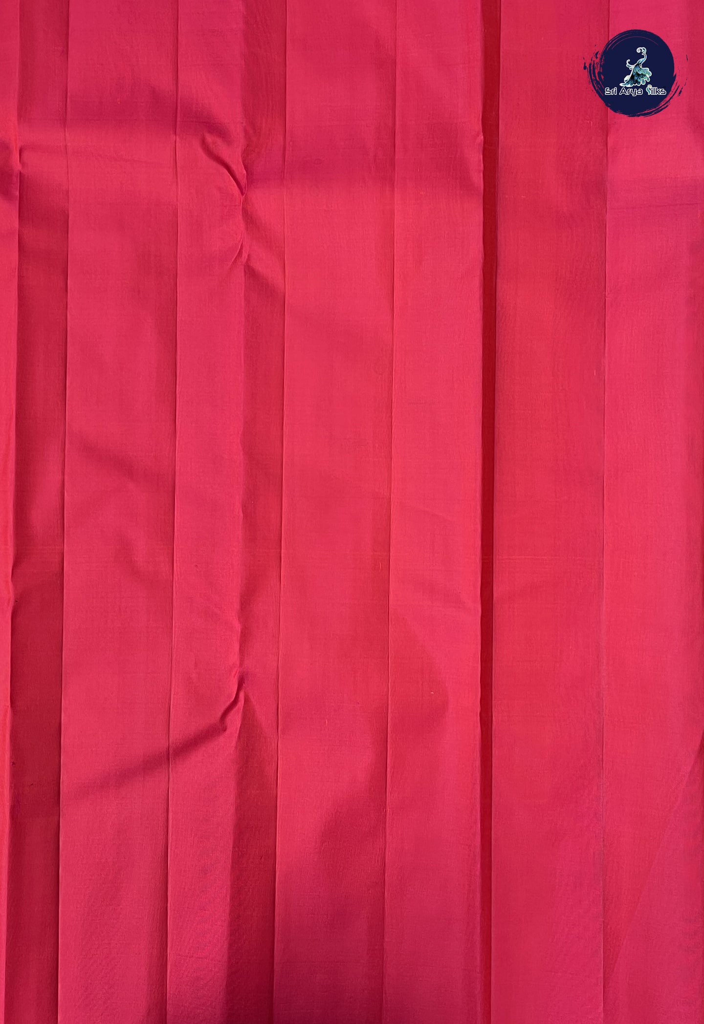 Dark Violet Without Border Saree With Stripes Pattern
