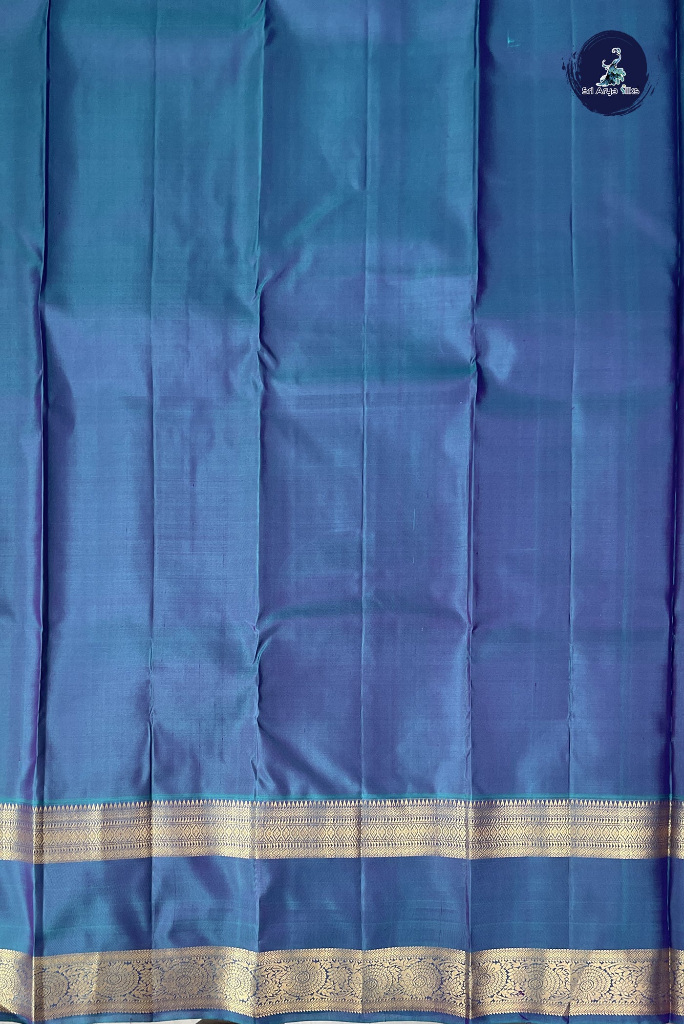 Dark Violet Traditional Silk Saree With Zari Buttas Pattern