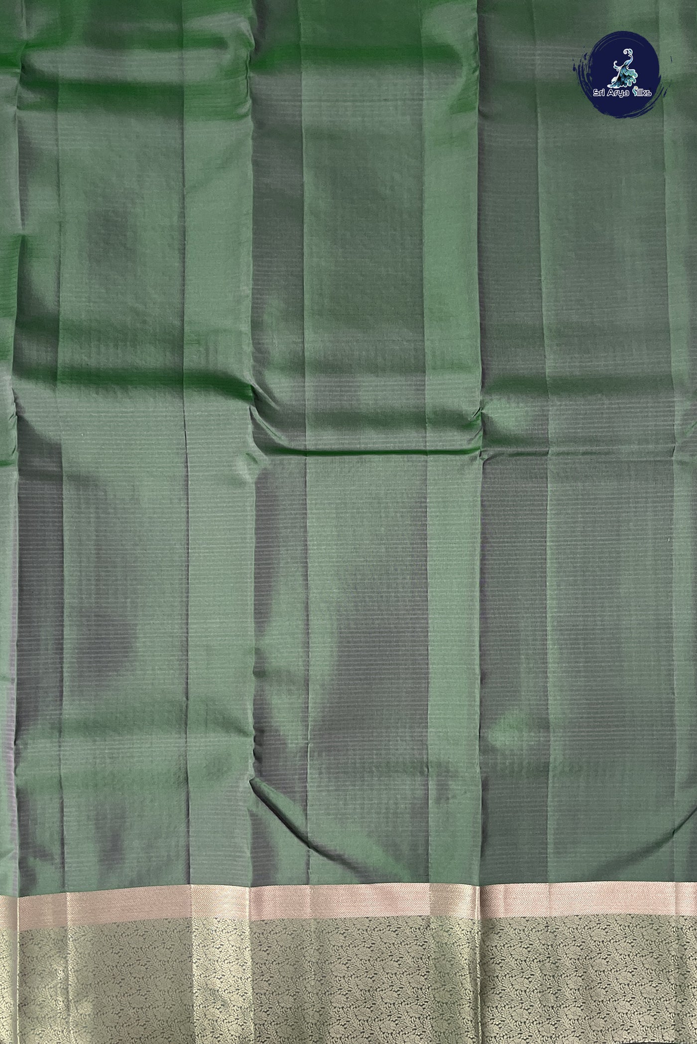 Mauve Grey Half Pure Silk Saree With Embossed Pattern