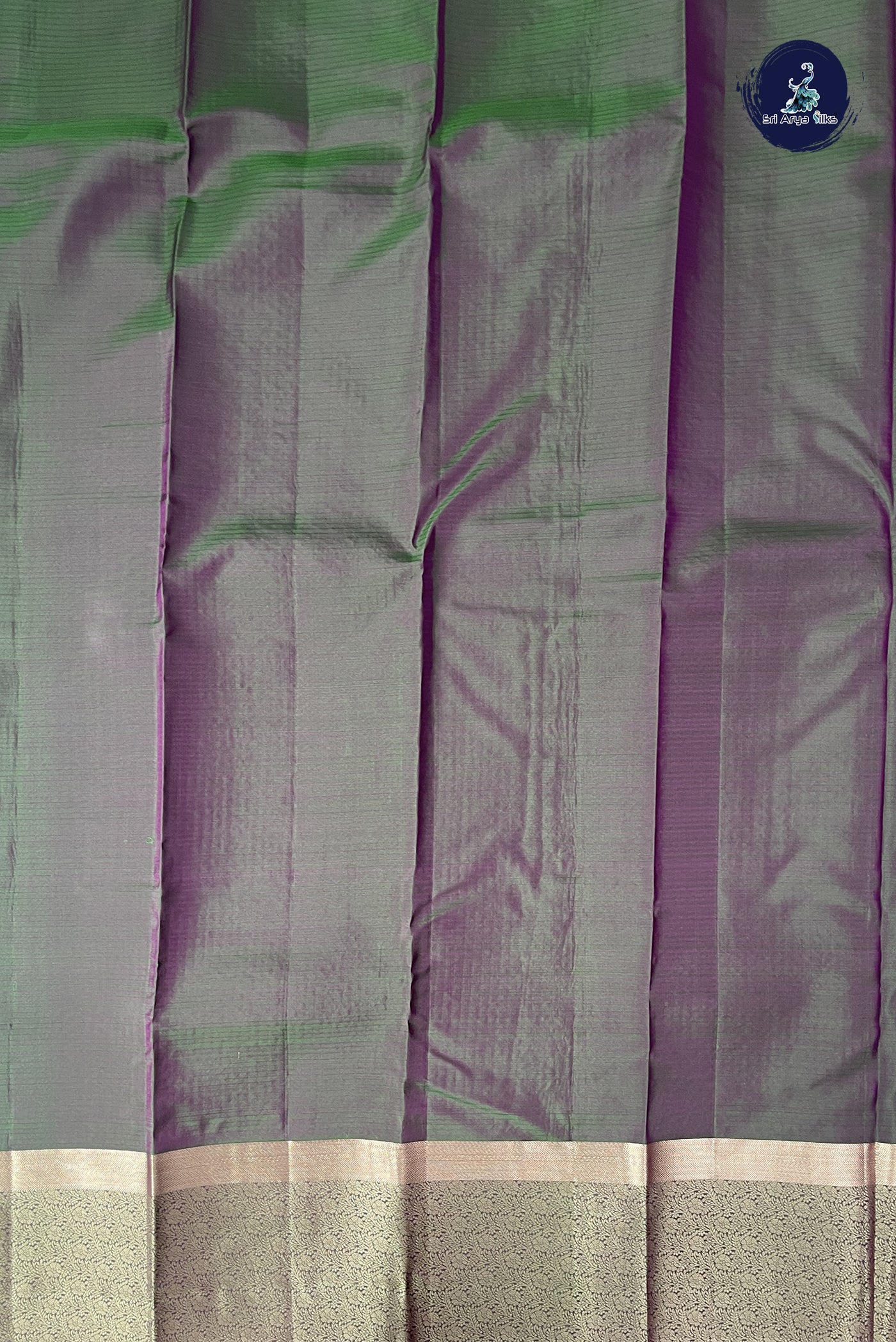 Lavender Half Pure Silk Saree With Embossed Pattern