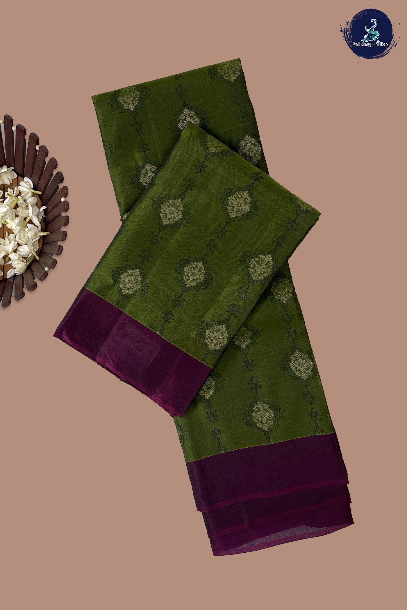 BeetRoot Shade Half Pure Silk Saree With Embossed Pattern