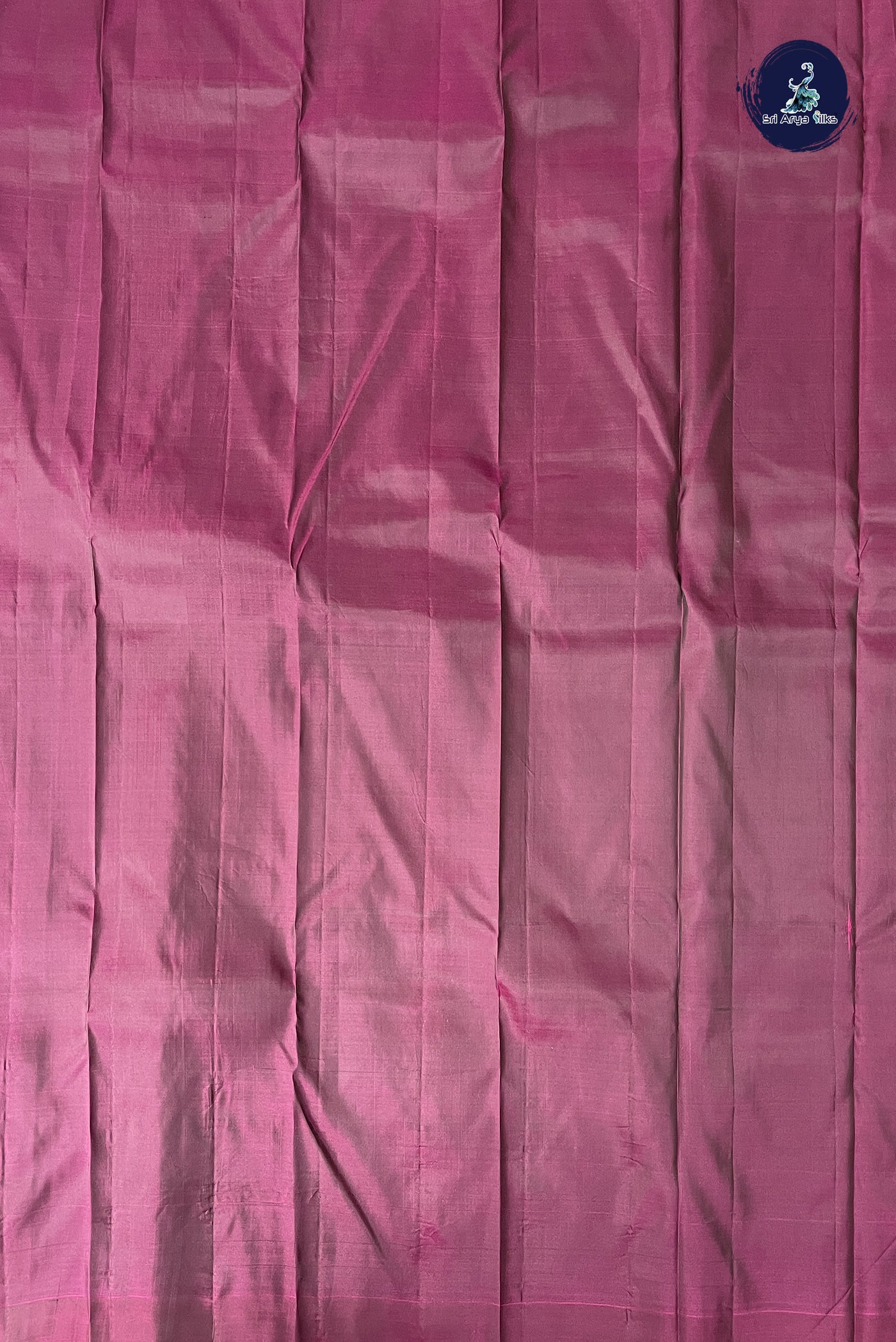 Dual Tone Grey Half Pure Silk Saree With Stripes Pattern