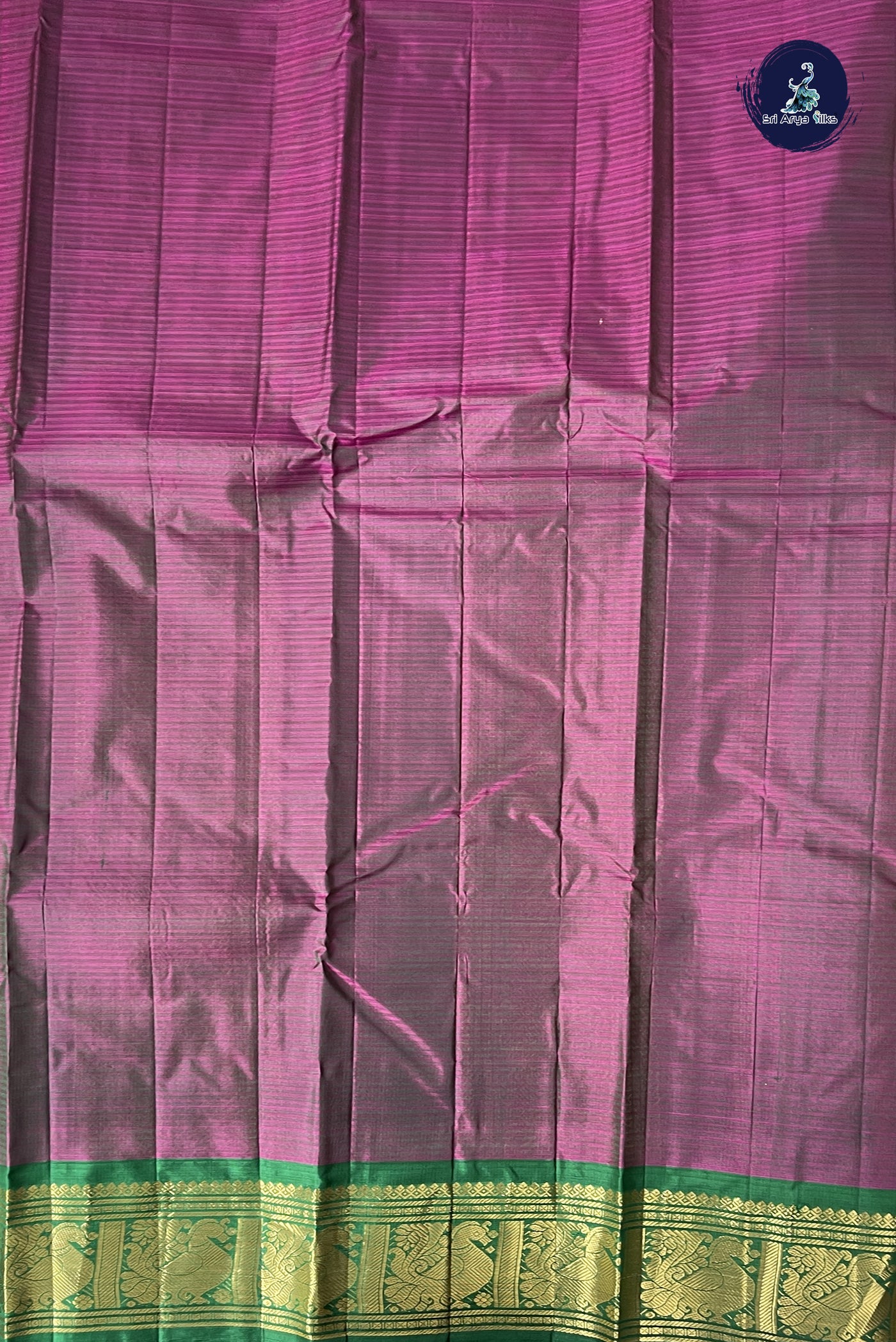 Dual Tone Pink Light Weight Silk Saree With Zari Buttas Pattern