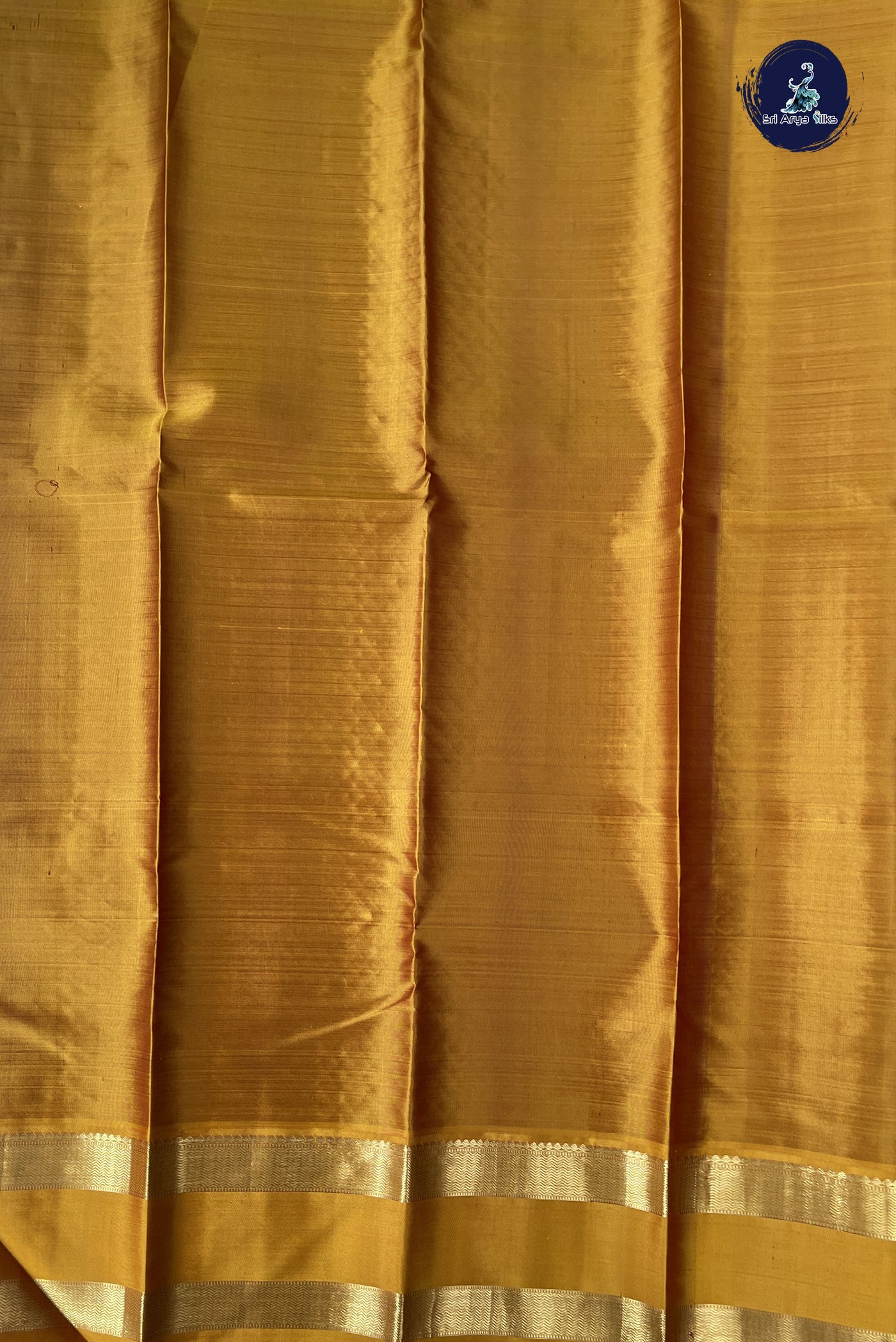 Brown Light Weight Silk Saree With Stripes Pattern
