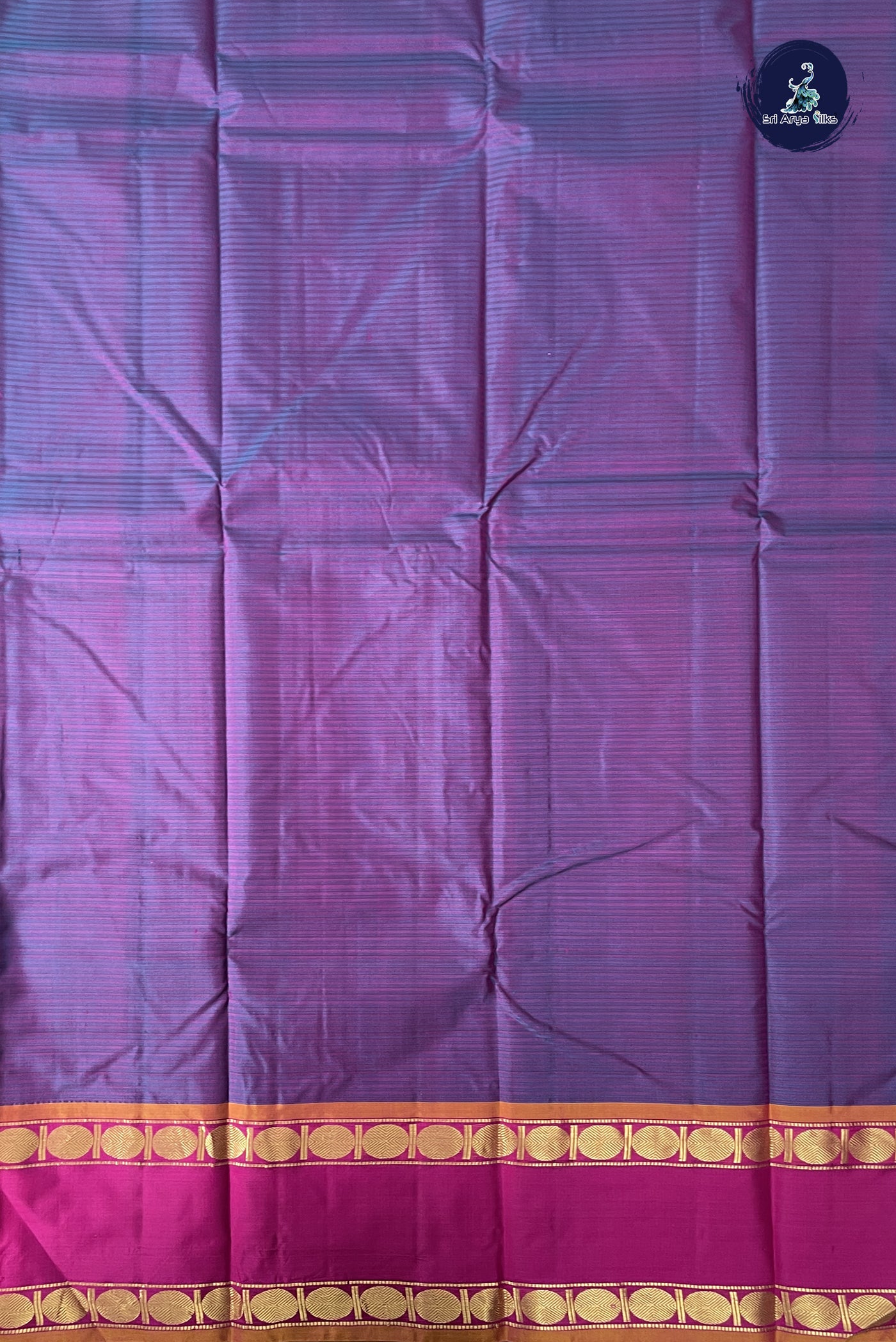 Blue Light Weight Silk Saree With Doria Lines Pattern