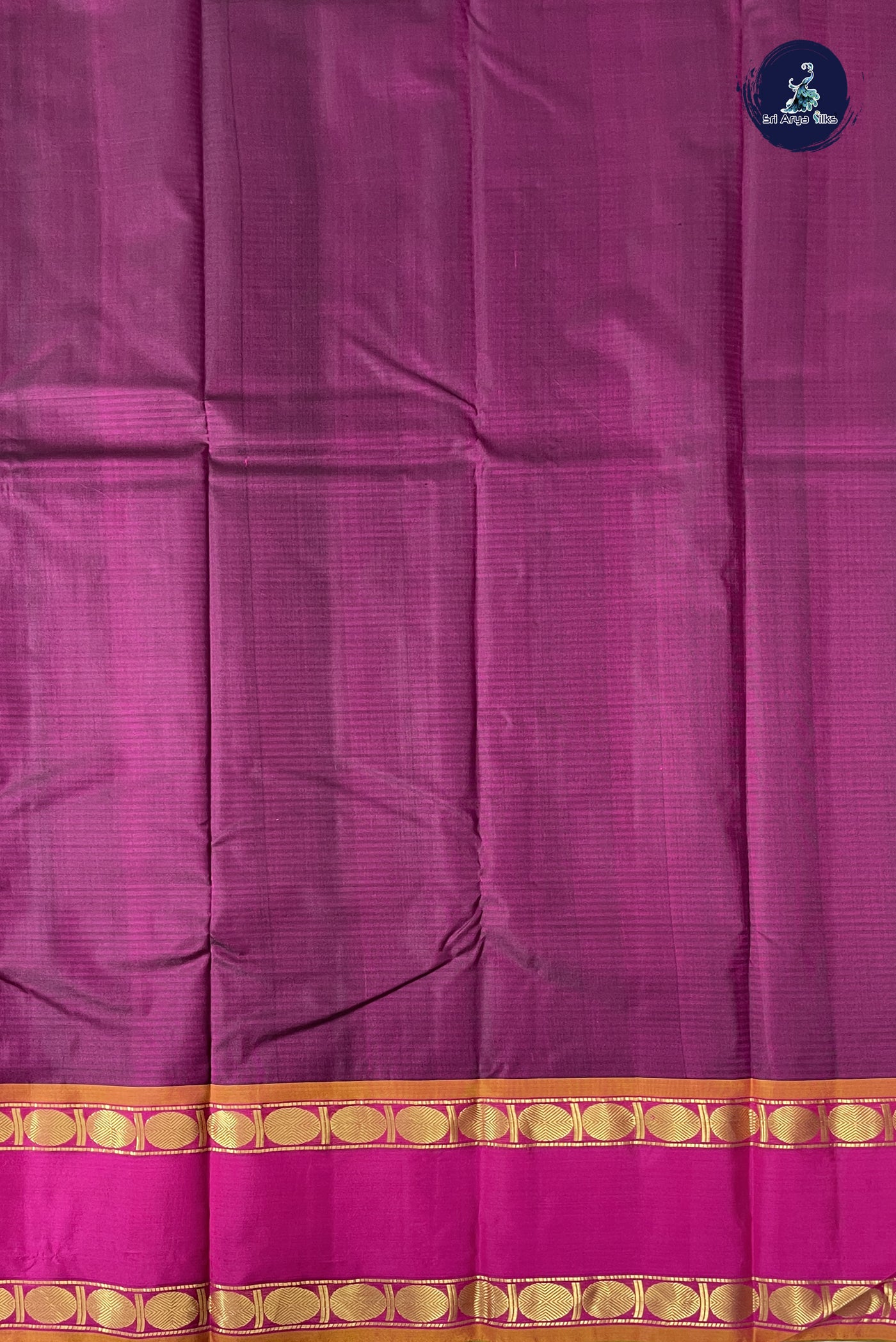Bottle Green Light Weight Silk Saree With Doria Lines Pattern