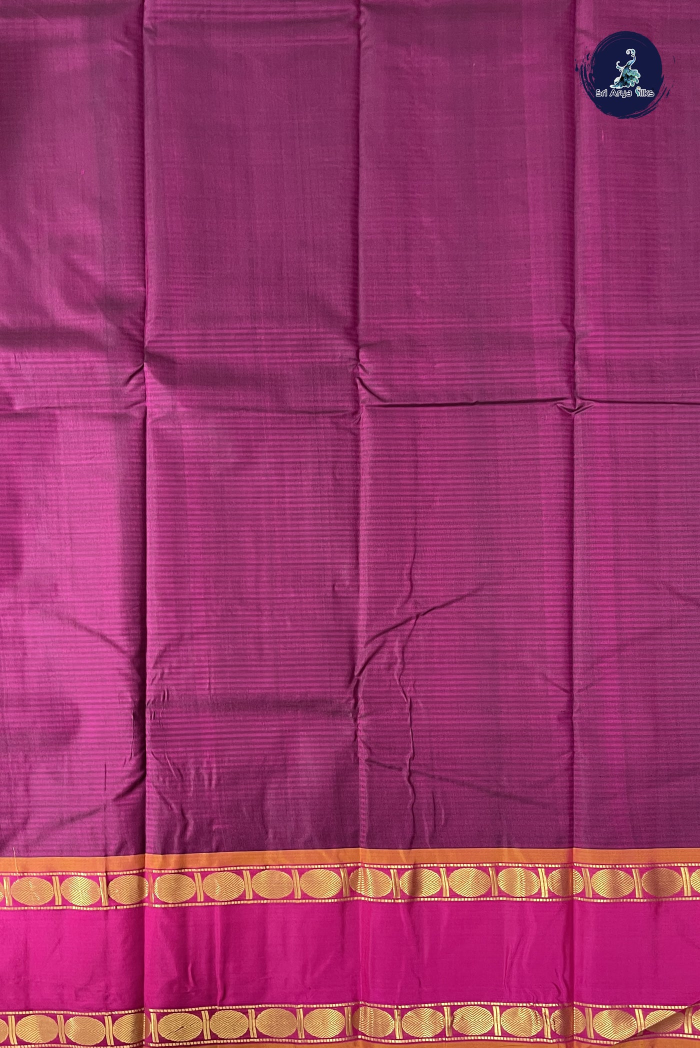 Jamun Light Weight Silk Saree With Doria Lines Pattern
