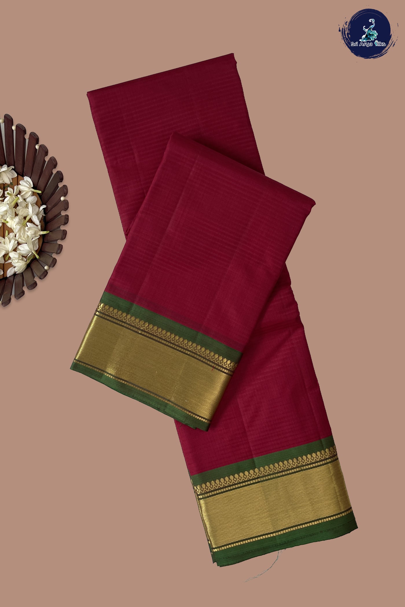 Arakku Light Weight Silk Saree With Doria Lines Pattern