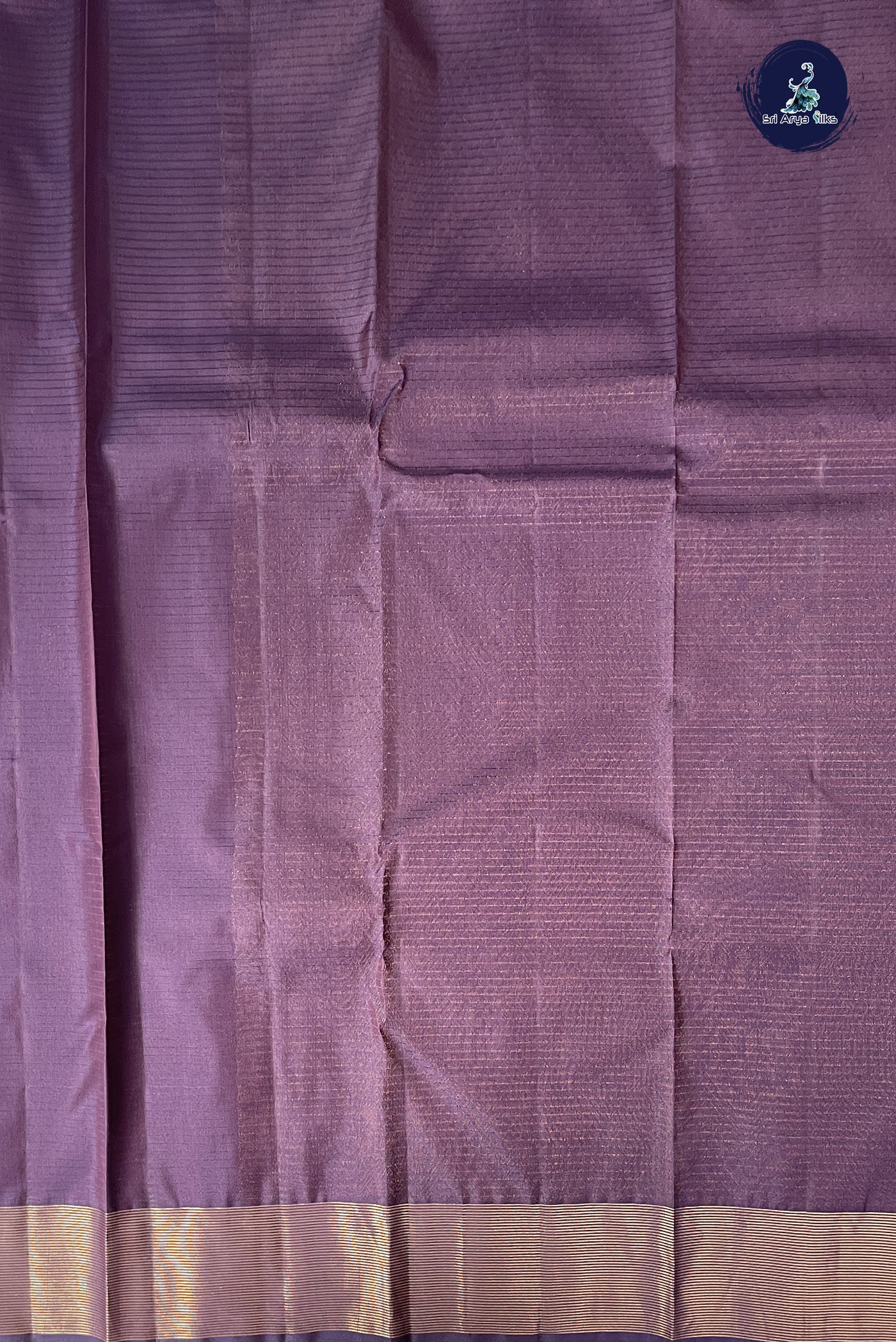Jamun Half Pure Silk Saree With Zari Buttas Pattern