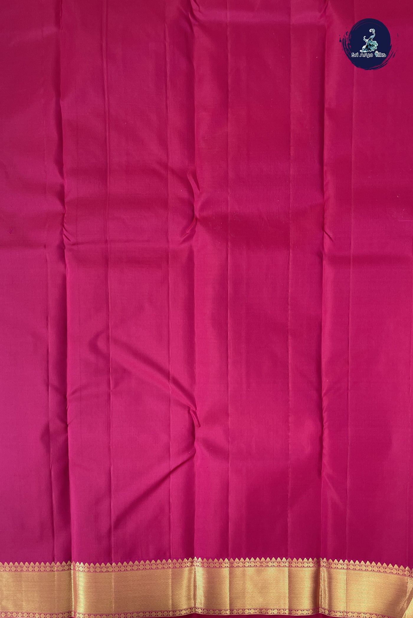 Dark Pink Traditional Silk Saree With Zari Buttas Pattern