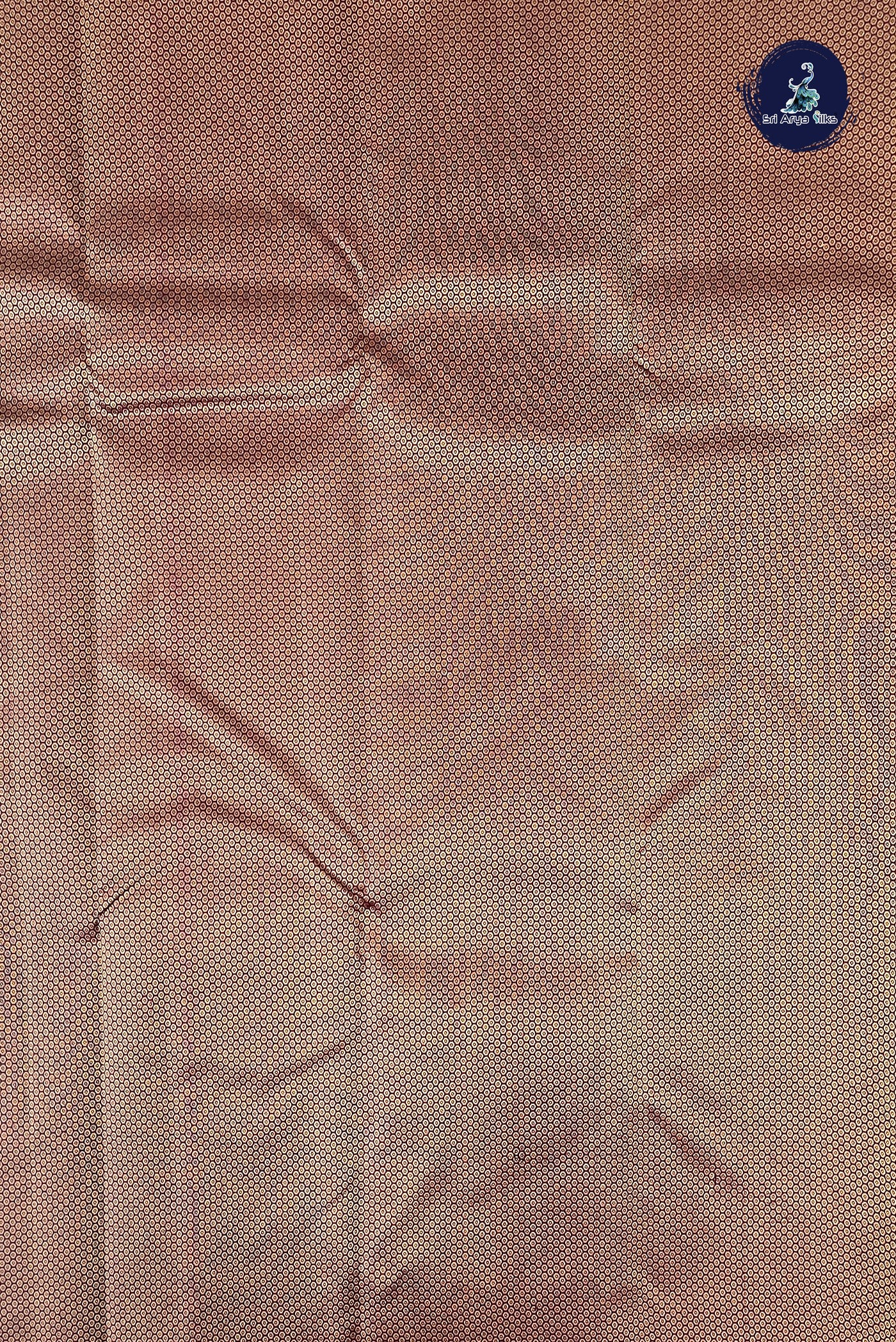 Dark Brinjal Traditional Silk Saree With Plain Pattern