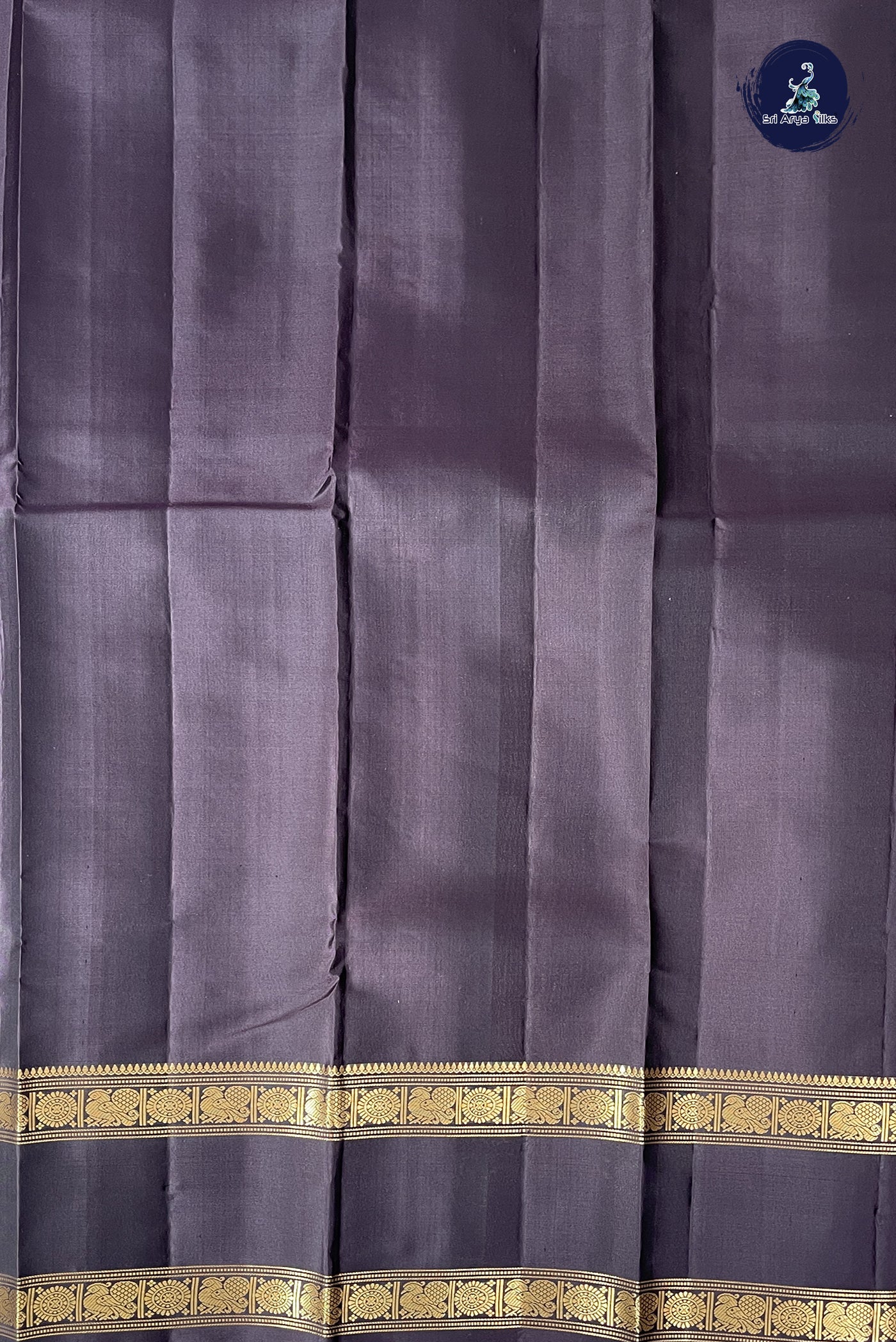 Rust Traditional Silk Saree With Zari Buttas Pattern