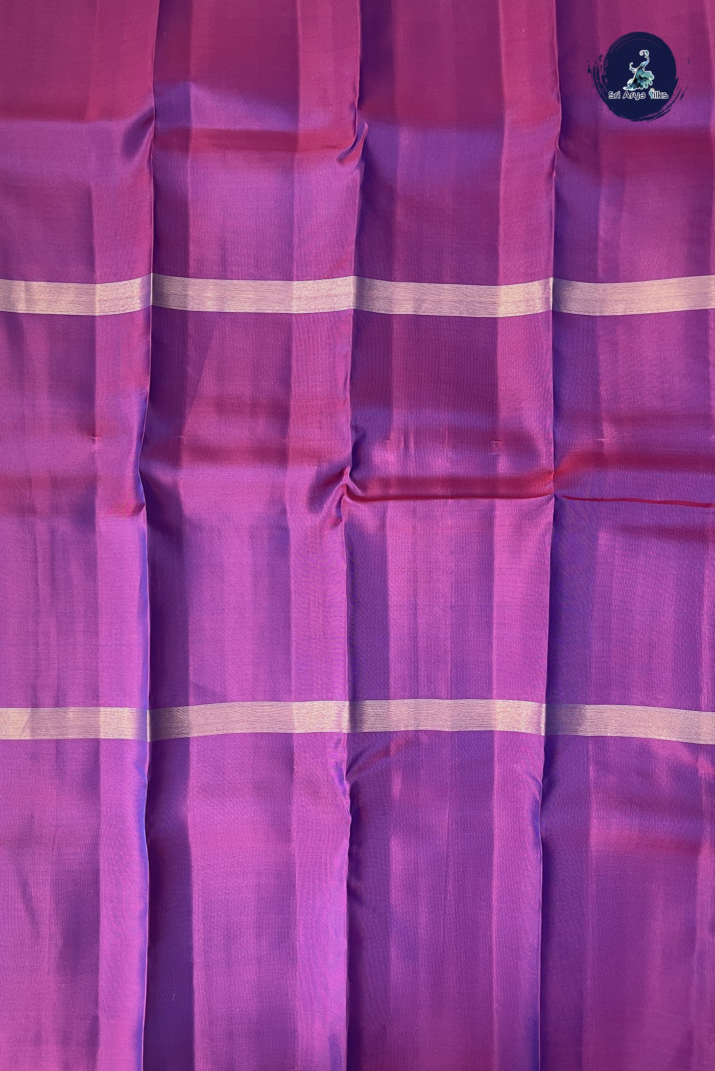 Multi Colour Light Weight Silk Saree With Muppagam / 3 Part Pattern