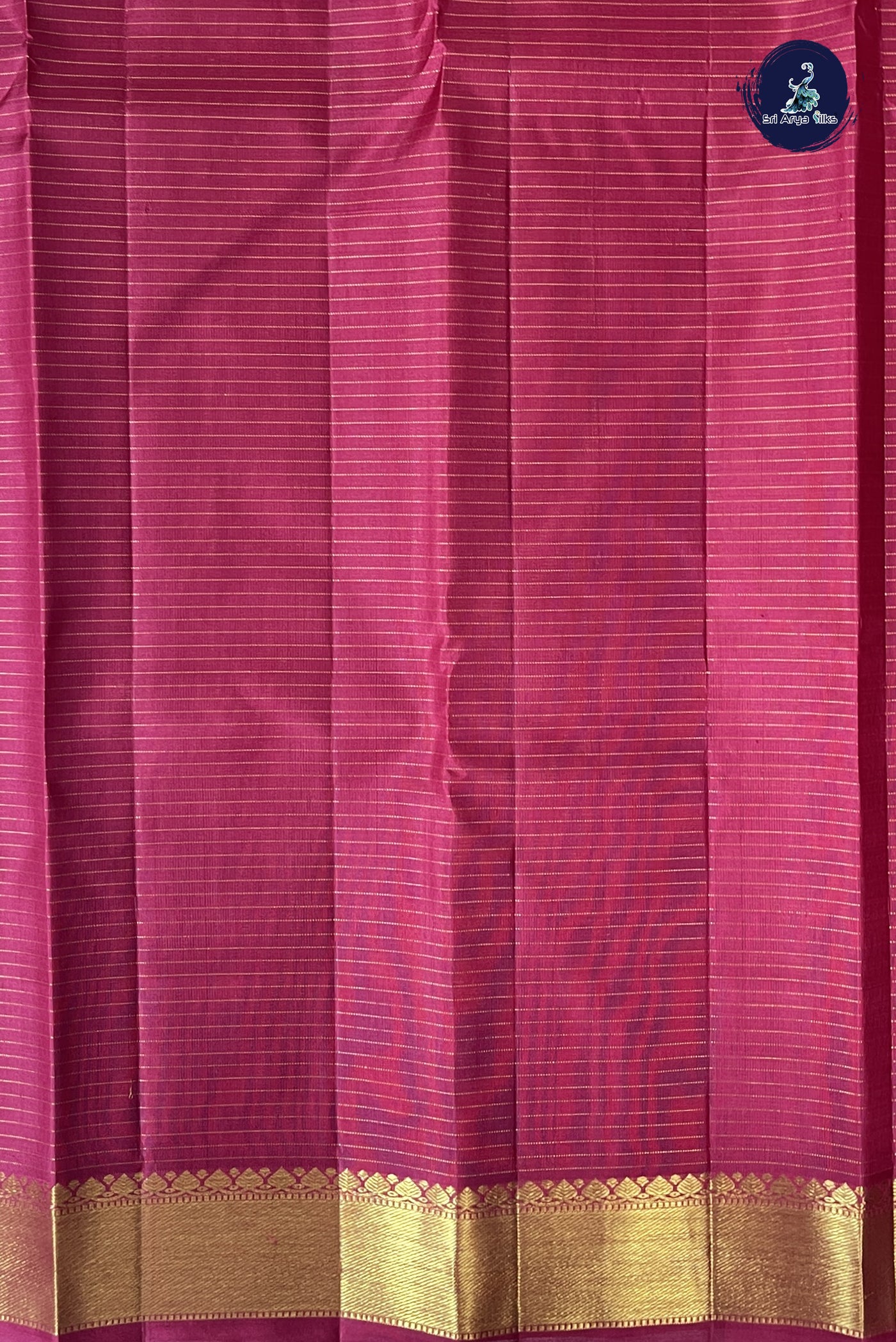 Maroon Checked Saree With Zari Checked Pattern