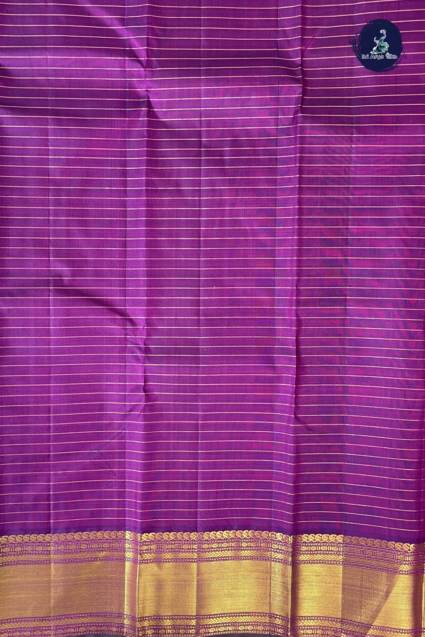 Dual Tone Pink Checked Saree With Zari Checked Pattern