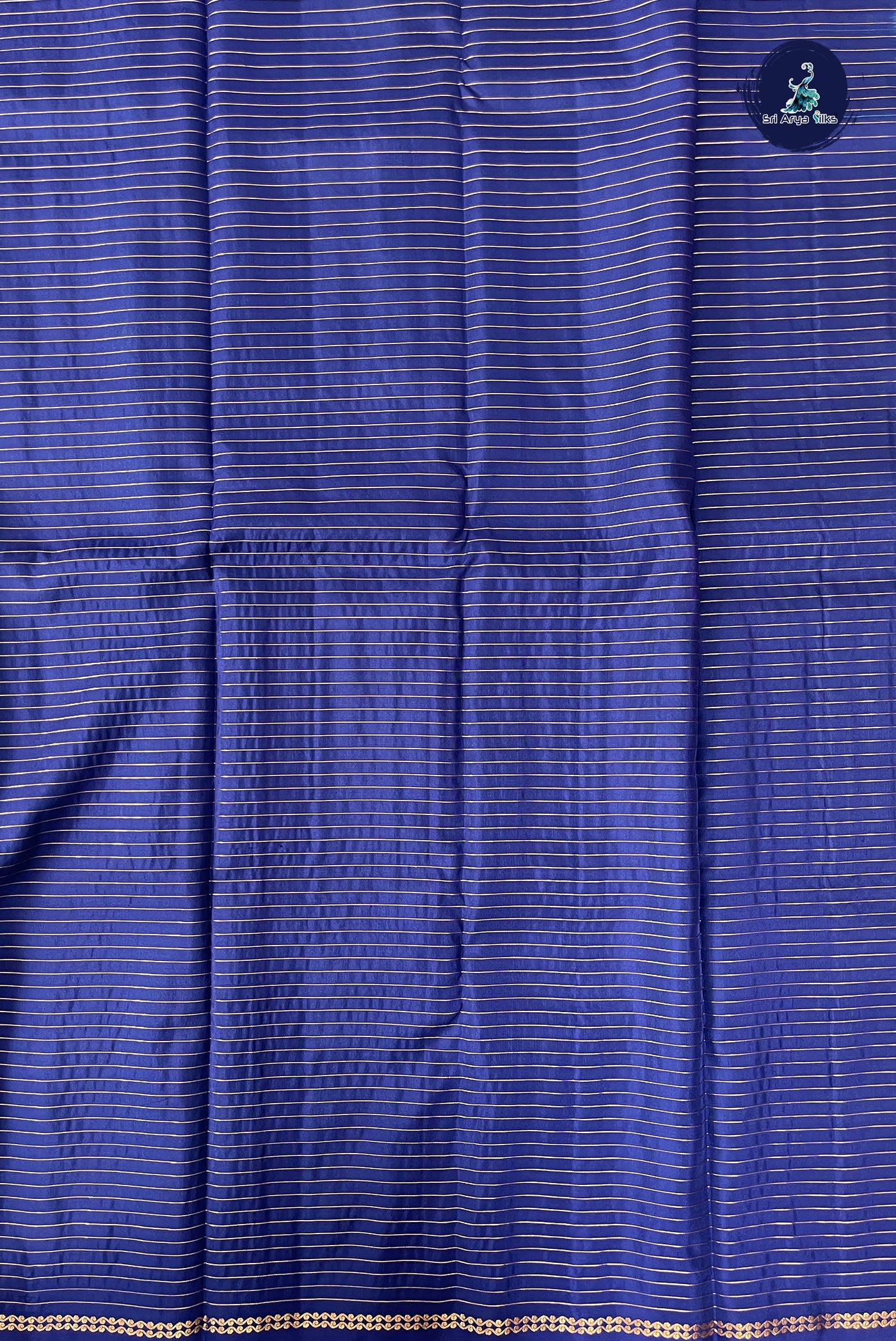 Turquoise Half Pure Silk Saree With Zari Checked Pattern
