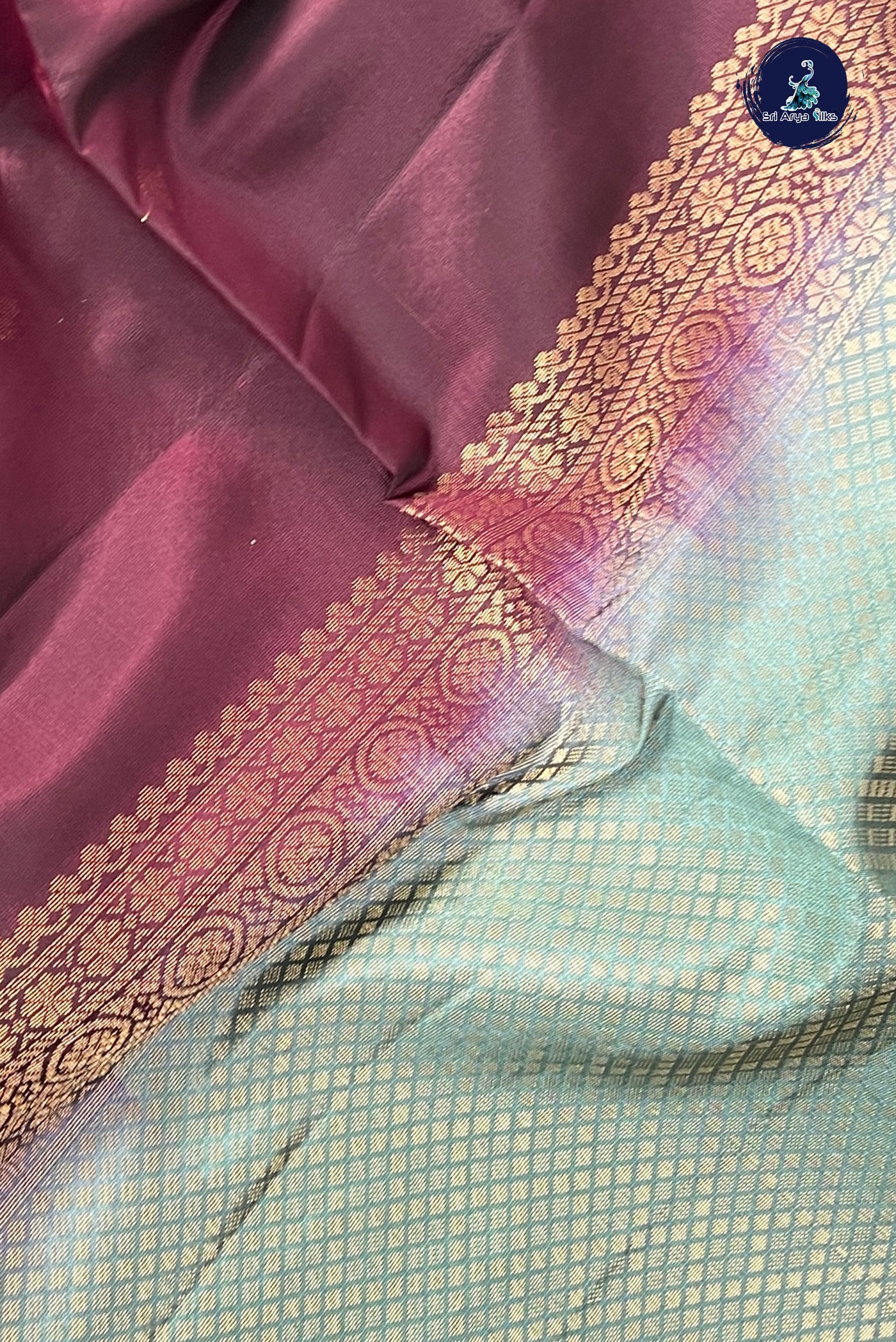 Coffee Brown Half Pure Silk Saree With Zari Buttas Pattern