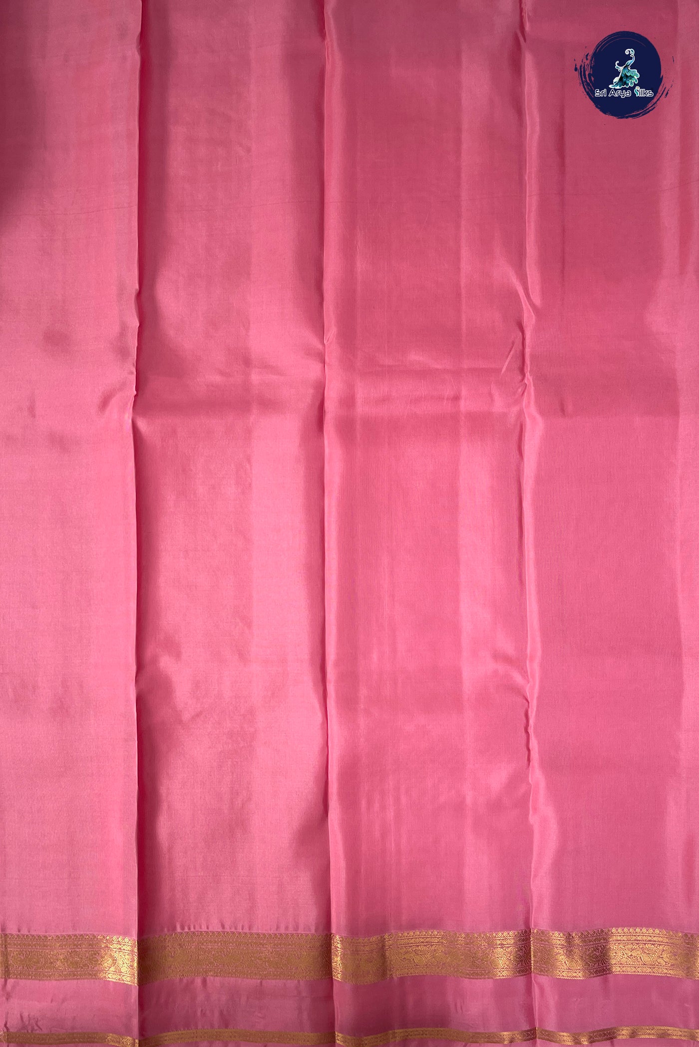 Pink Half Pure Silk Saree With Zari Buttas Pattern