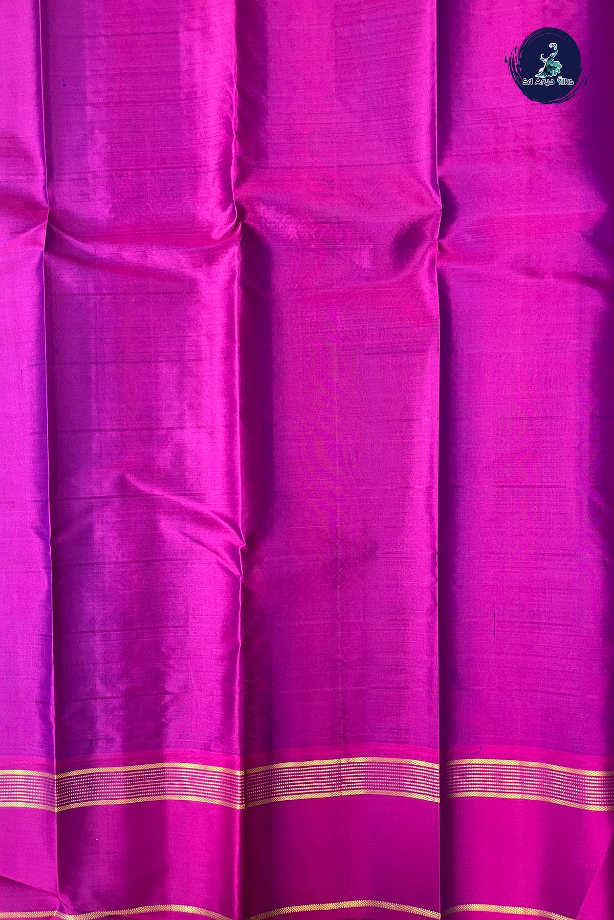 Dark Blue Traditional Silk Saree With Checked Pattern