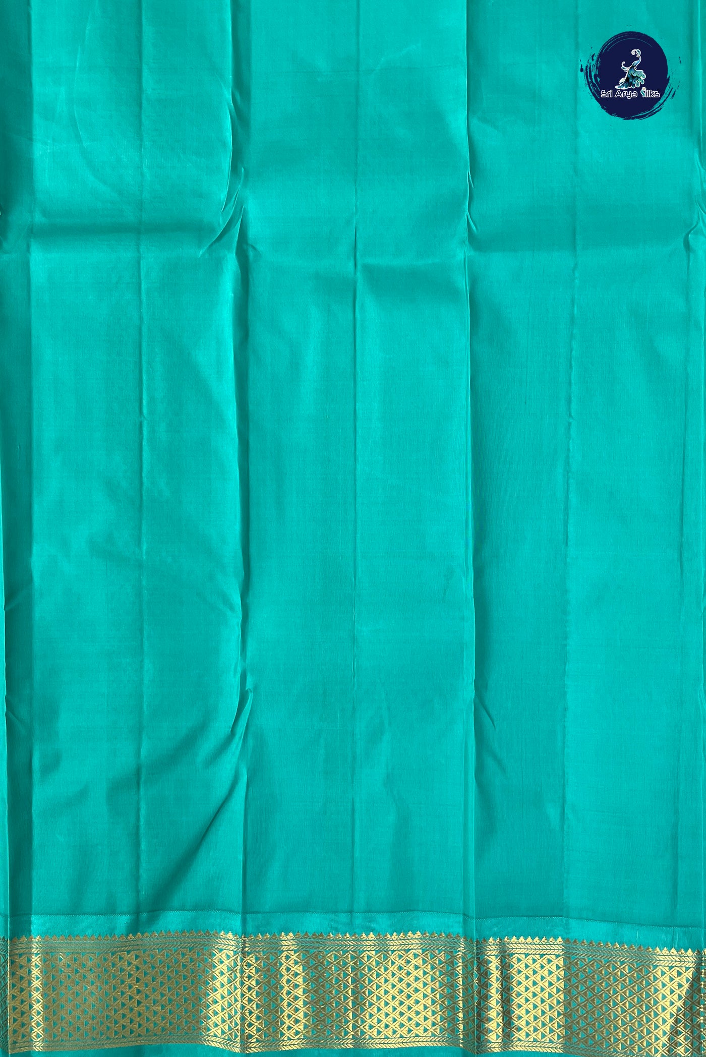 Lime Green Korvai Contrast Silk Saree With Buttas Pattern