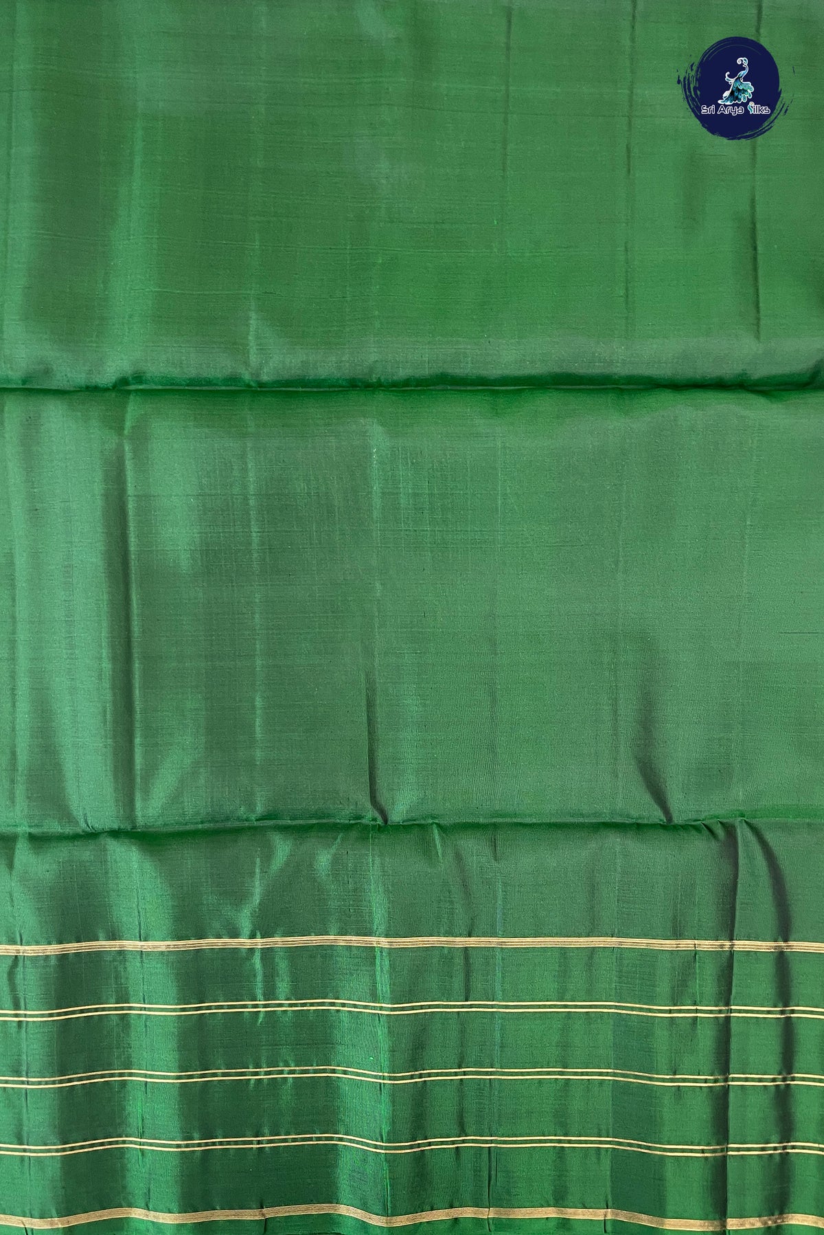 Snuf Half Pure Silk Saree With Zari Buttas Pattern