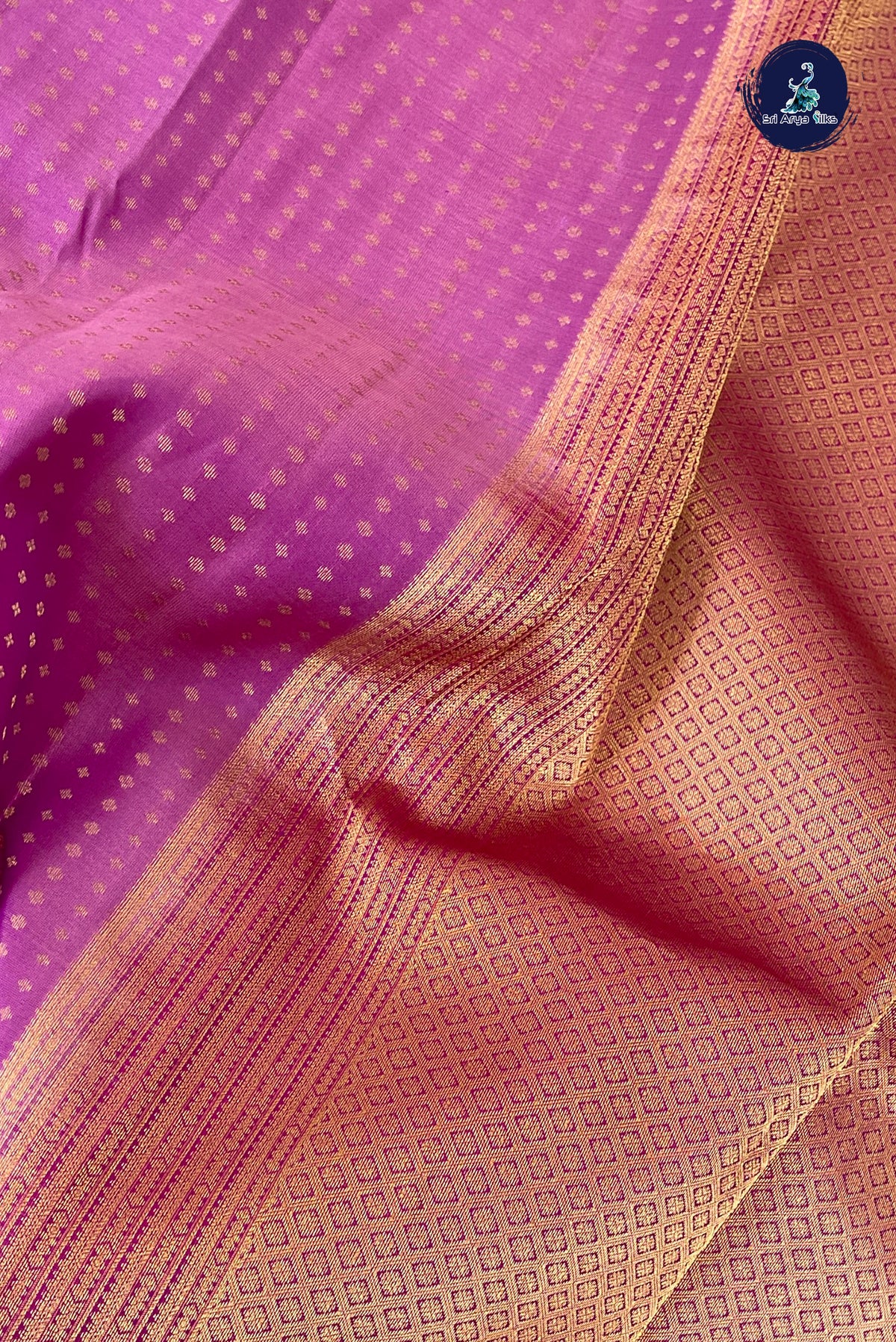 Pink Bridal Silk Saree With 1000 Butta Pattern